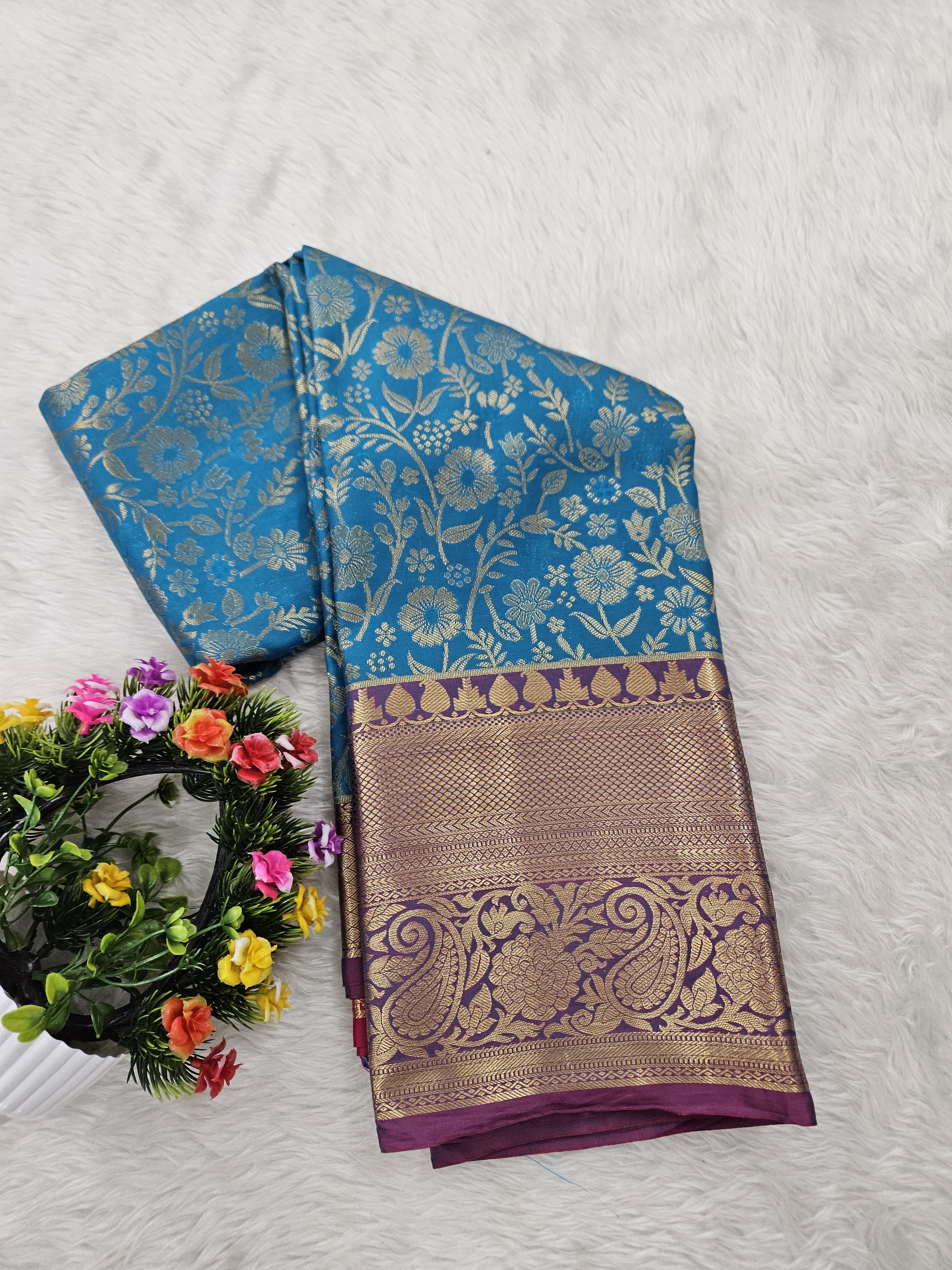 Semi kanchipattu resham saree