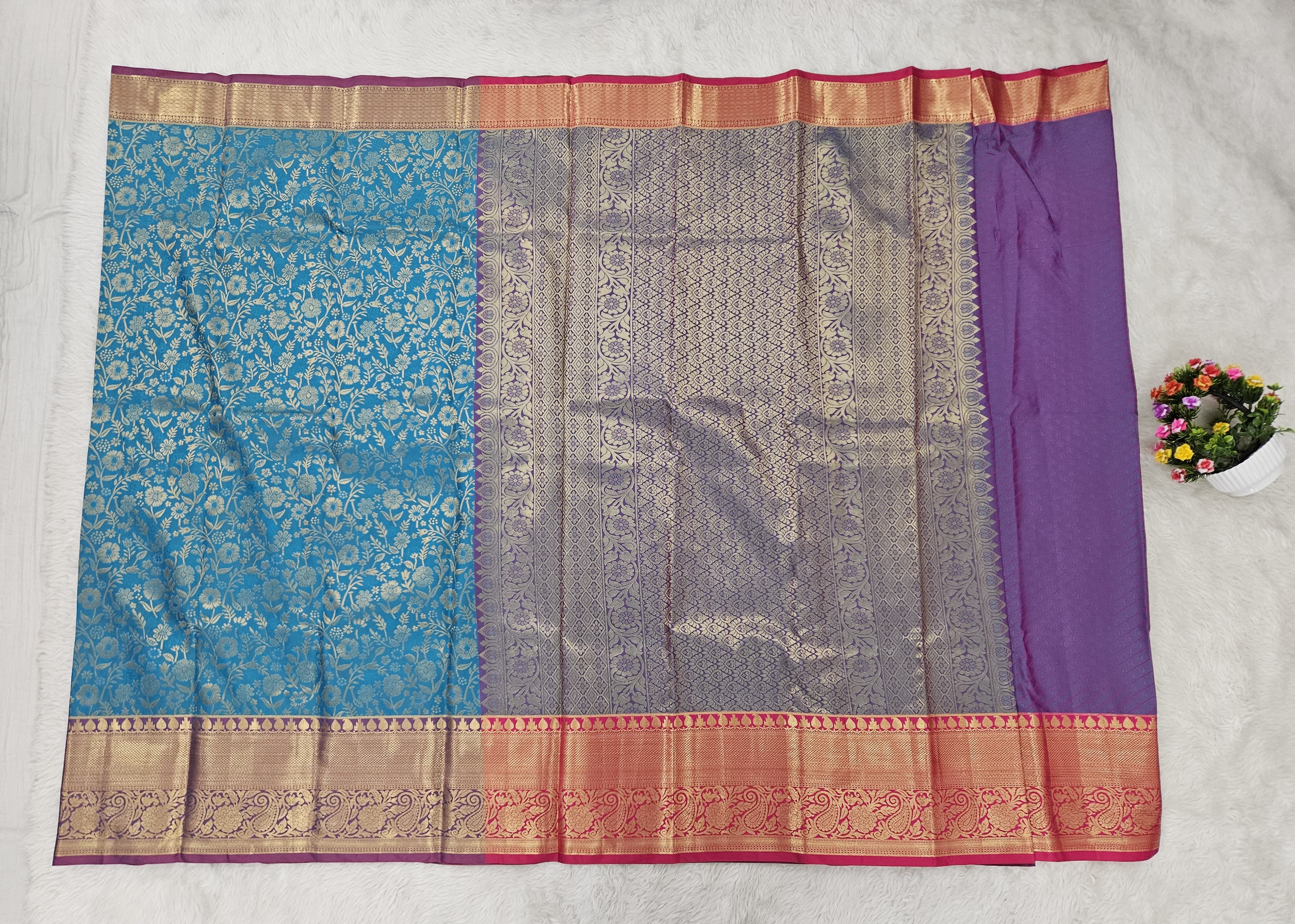 Semi kanchipattu resham saree