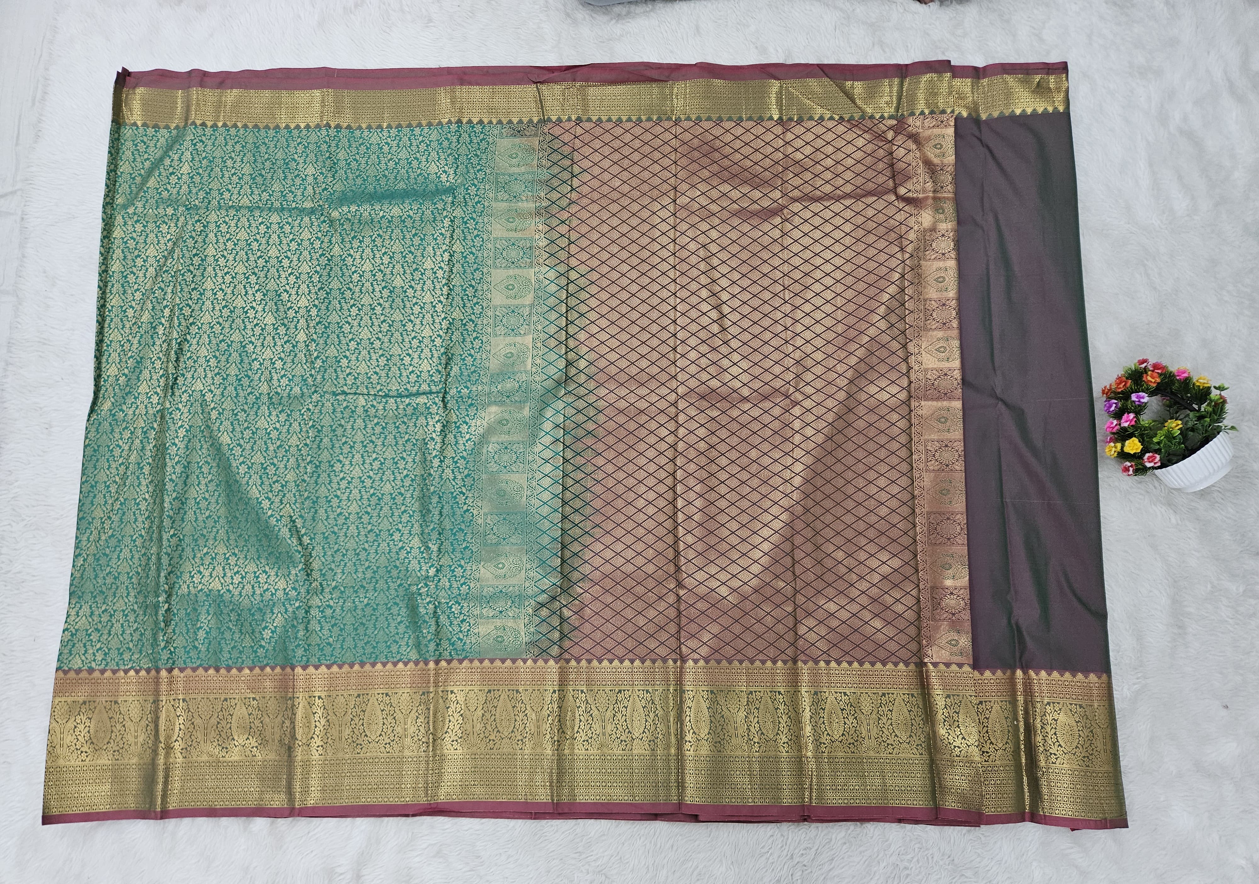 Semi kanchipattu resham saree