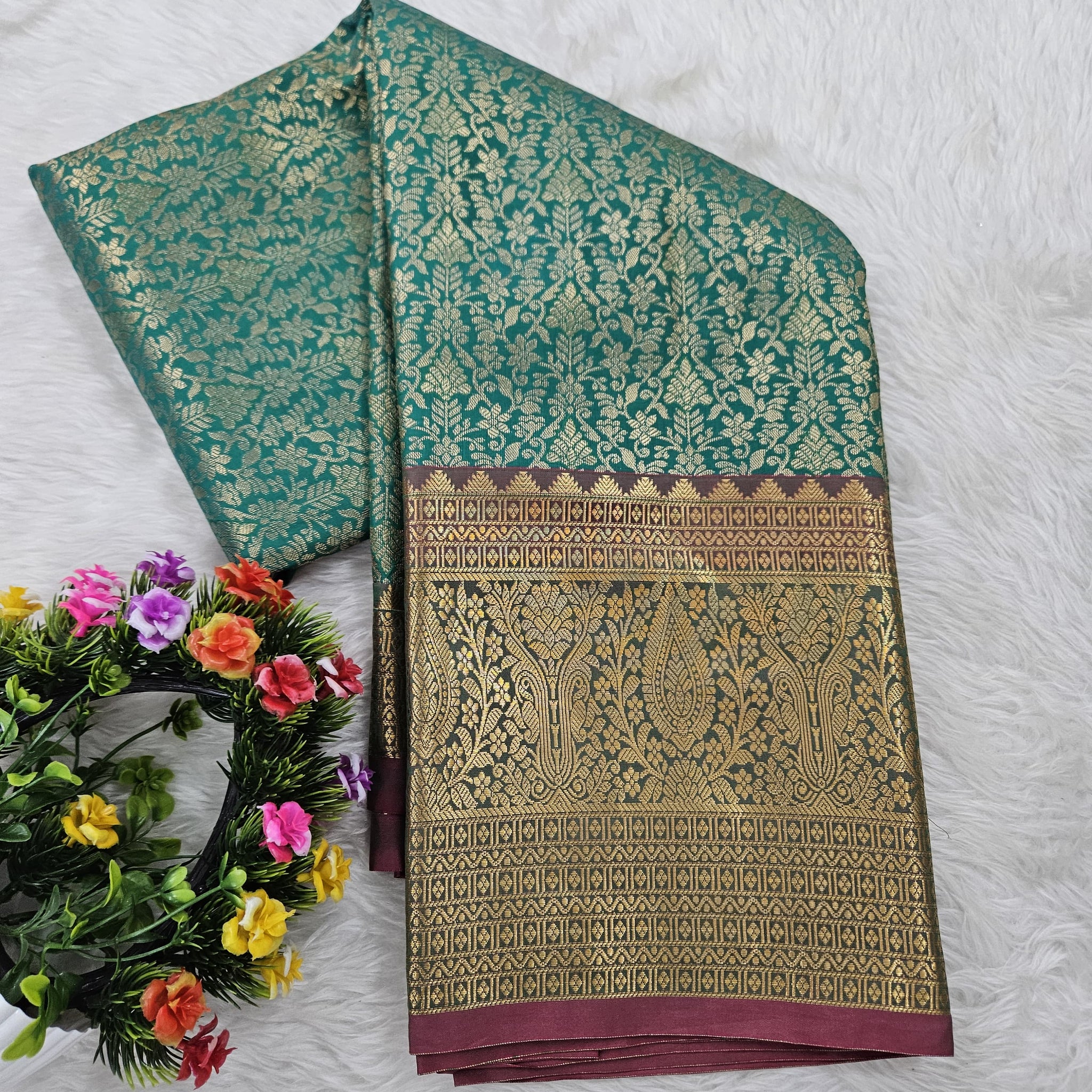 Semi kanchipattu resham saree