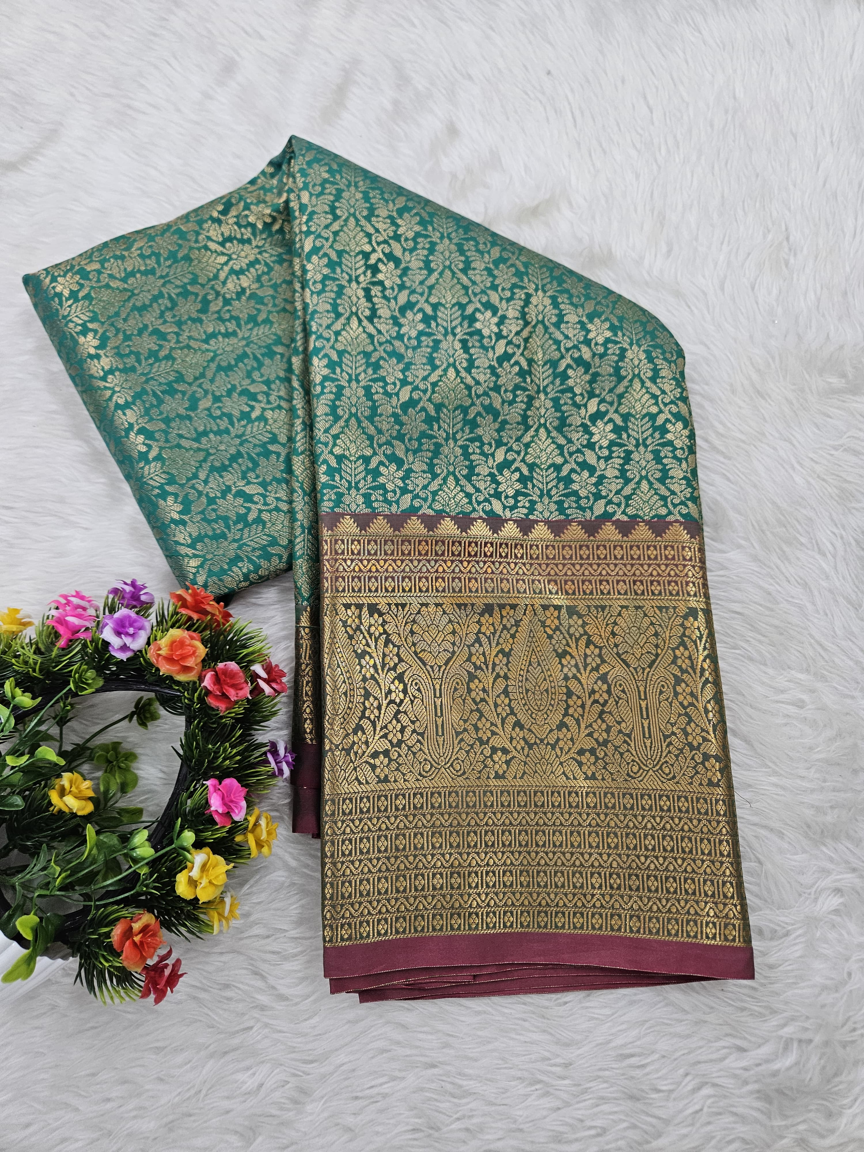 Semi kanchipattu resham saree