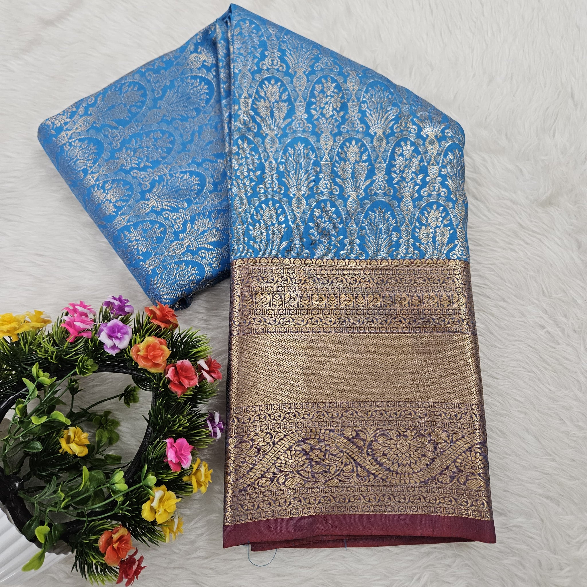 Semi kanchipattu resham saree
