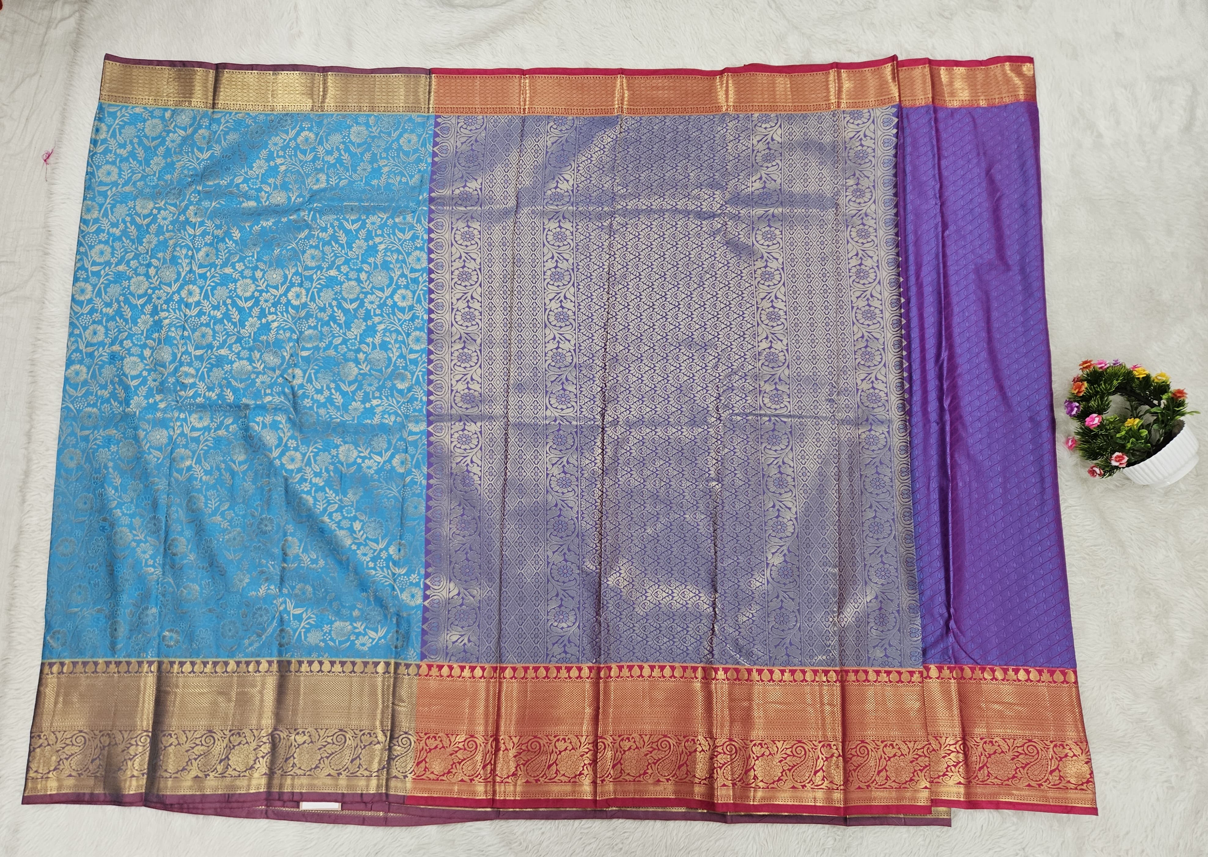 Semi kanchipattu resham saree