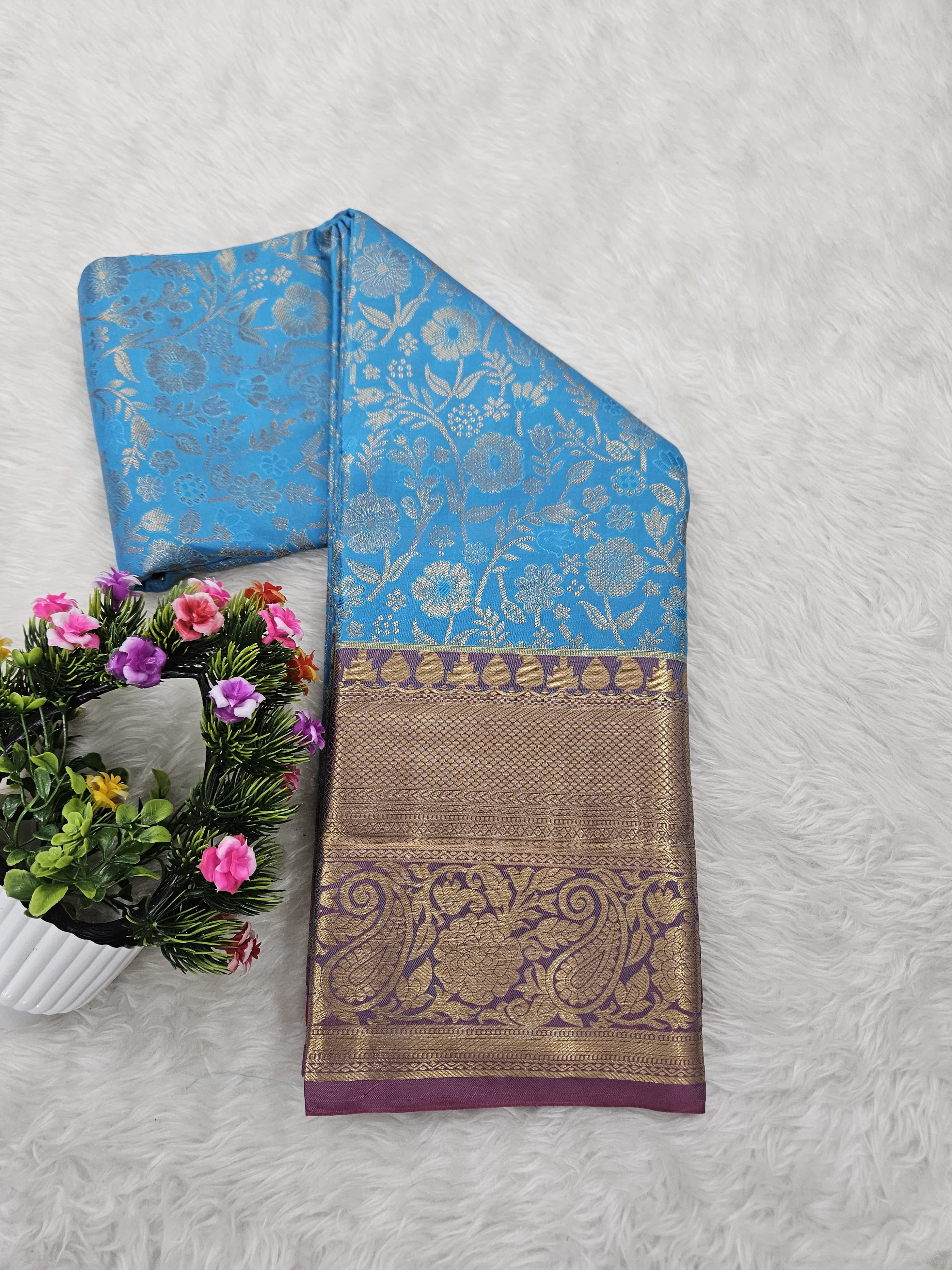Semi kanchipattu resham saree