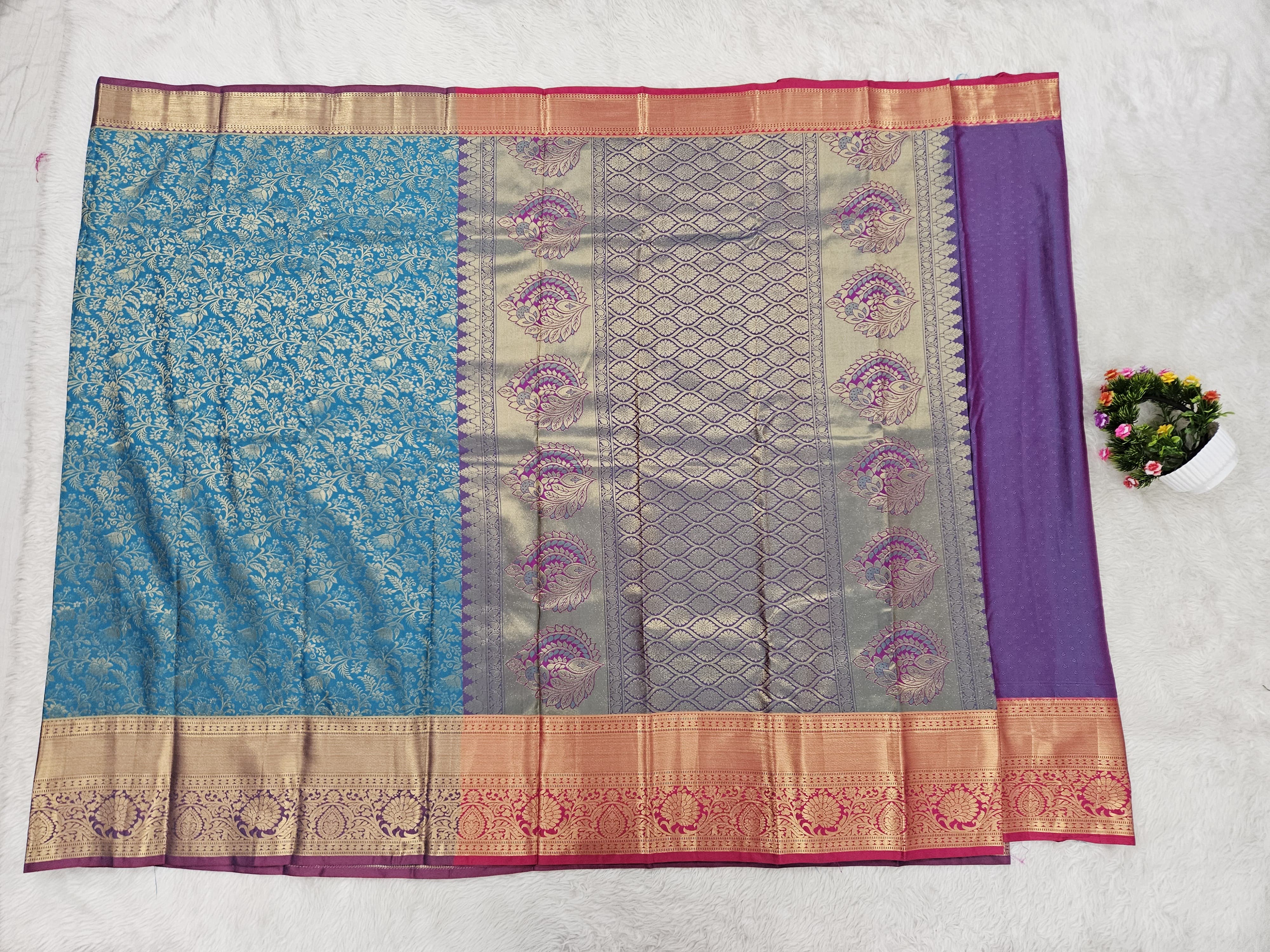 Semi kanchipattu resham saree