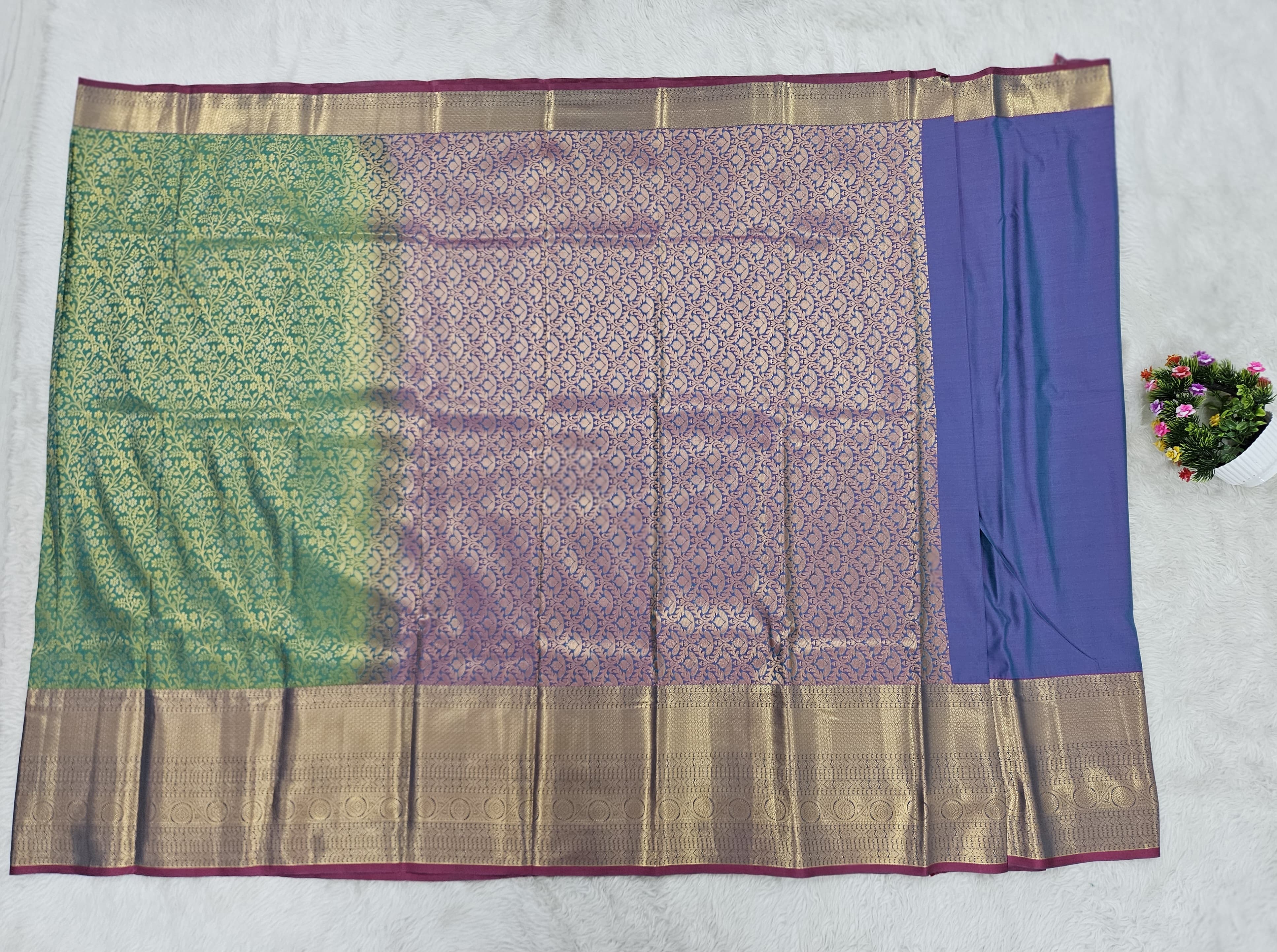 Semi kanchipattu resham saree