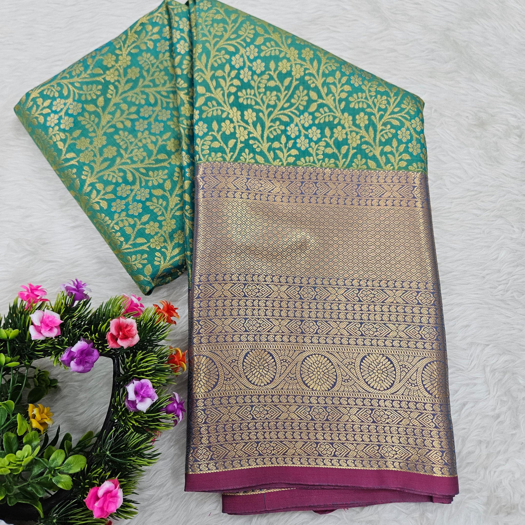 Semi kanchipattu resham saree