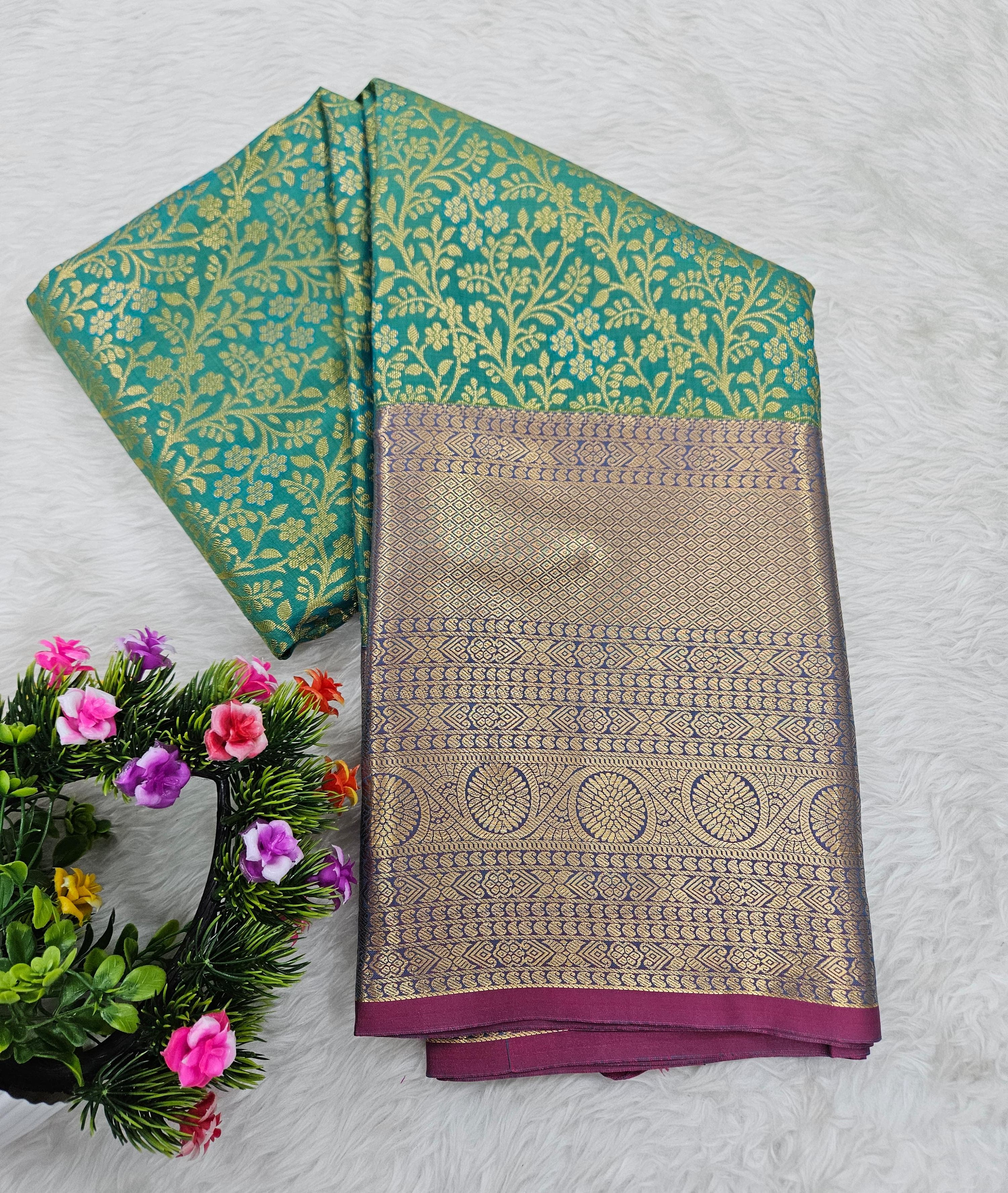 Semi kanchipattu resham saree