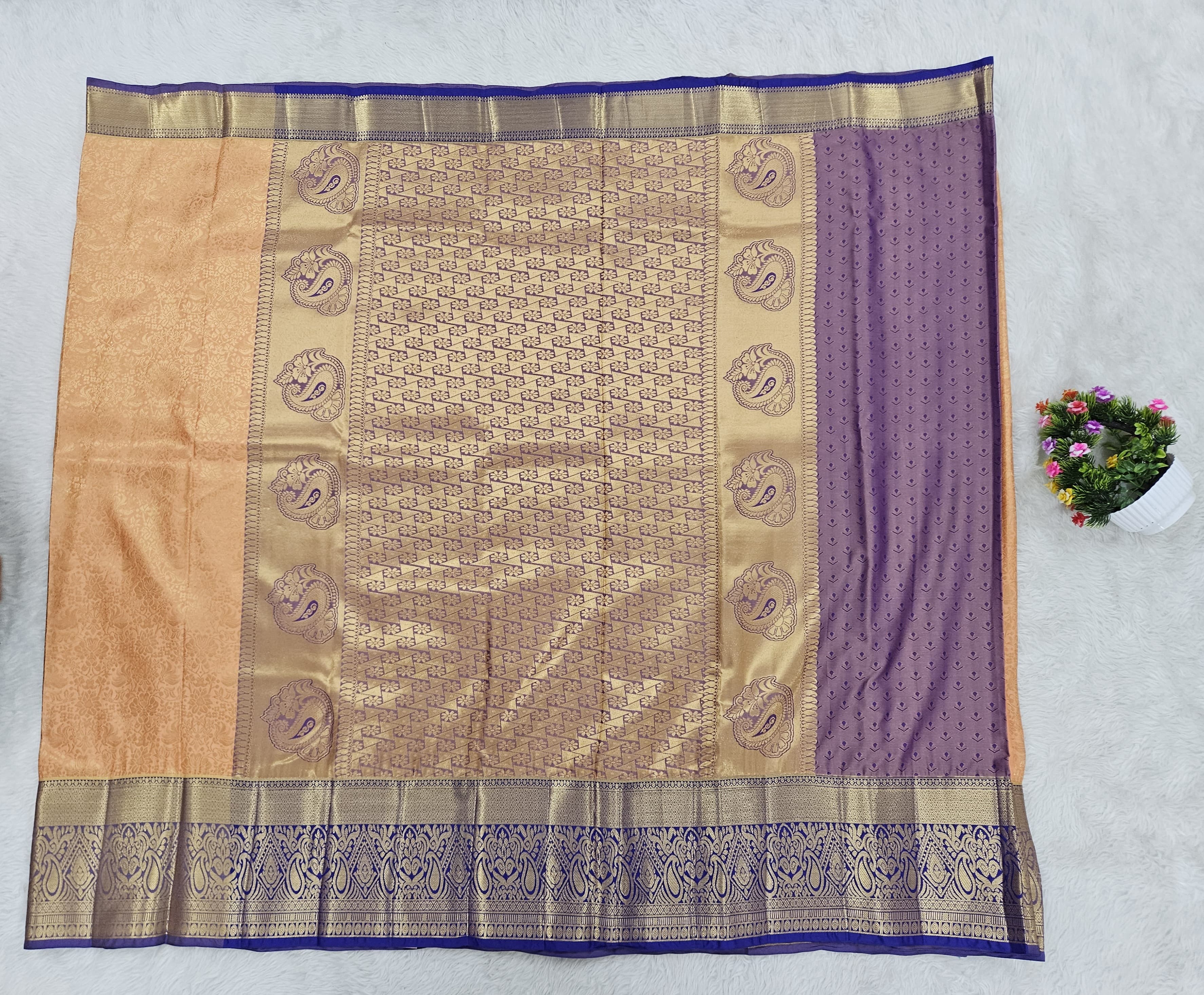Semi kanchipattu resham saree