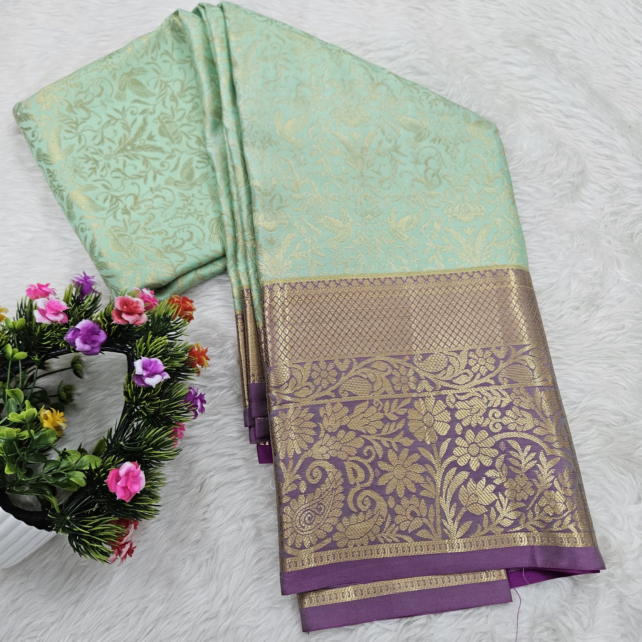 Semi kanchipattu resham saree