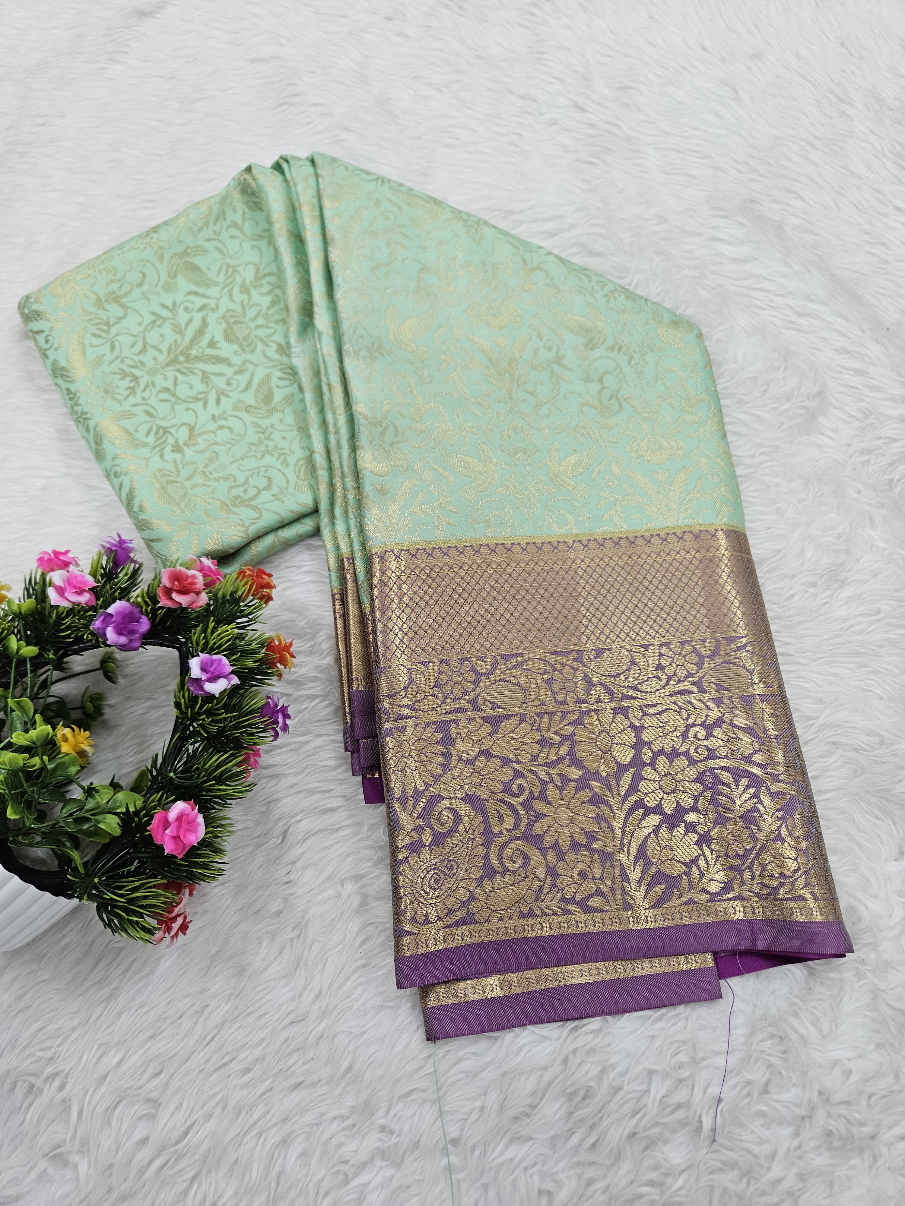 Semi kanchipattu resham saree