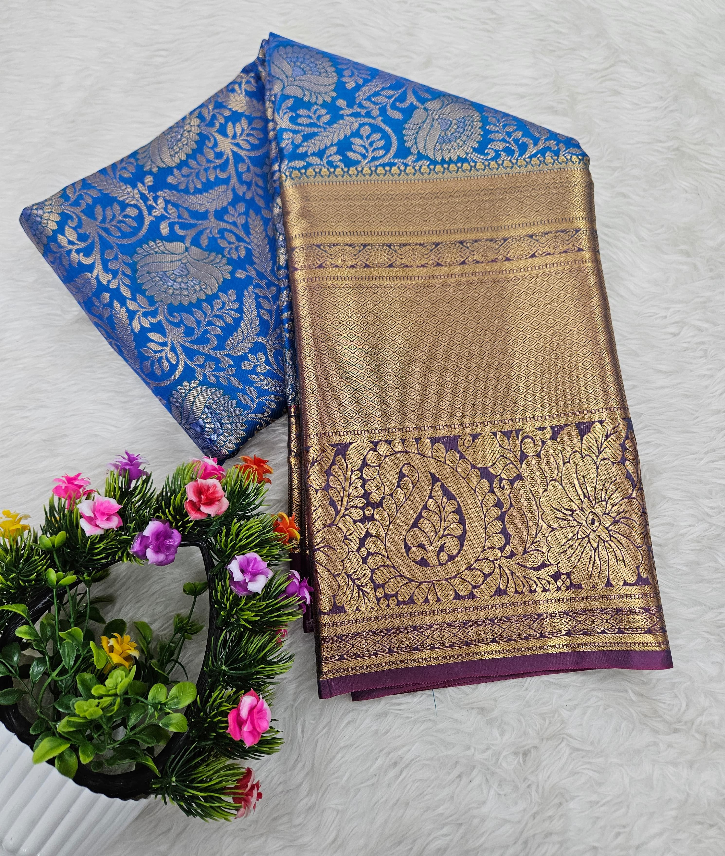 Semi kanchipattu resham saree