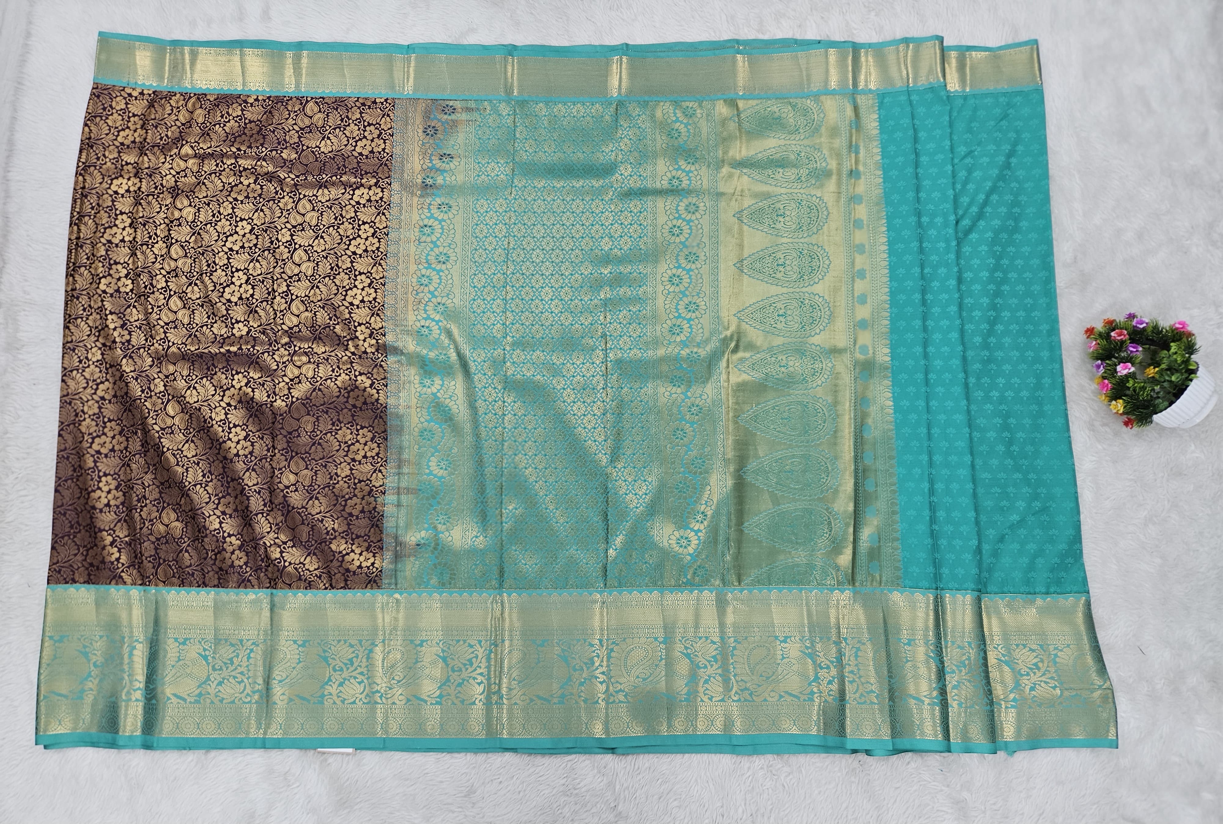 Semi kanchipattu resham saree