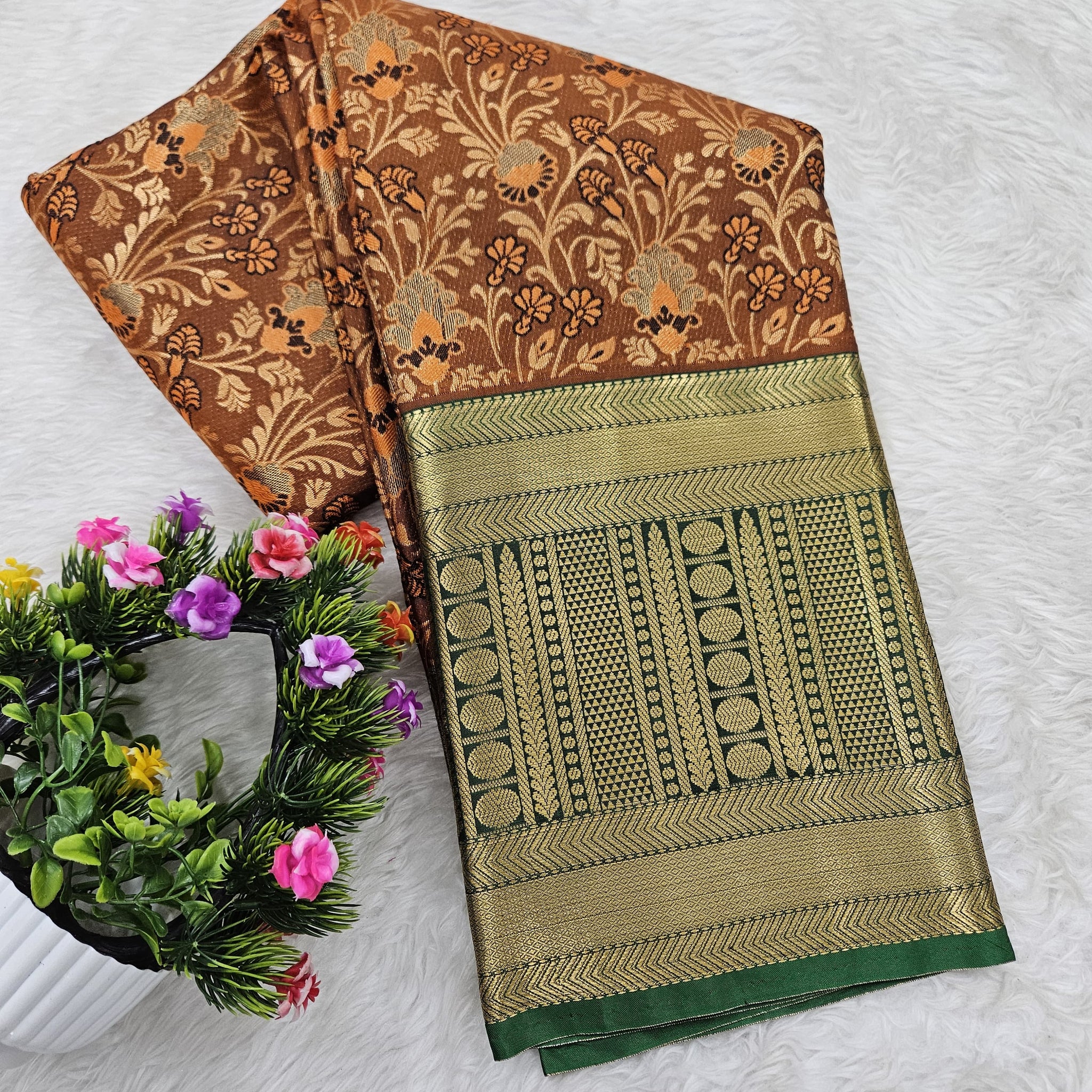 Semi kanchipattu resham saree