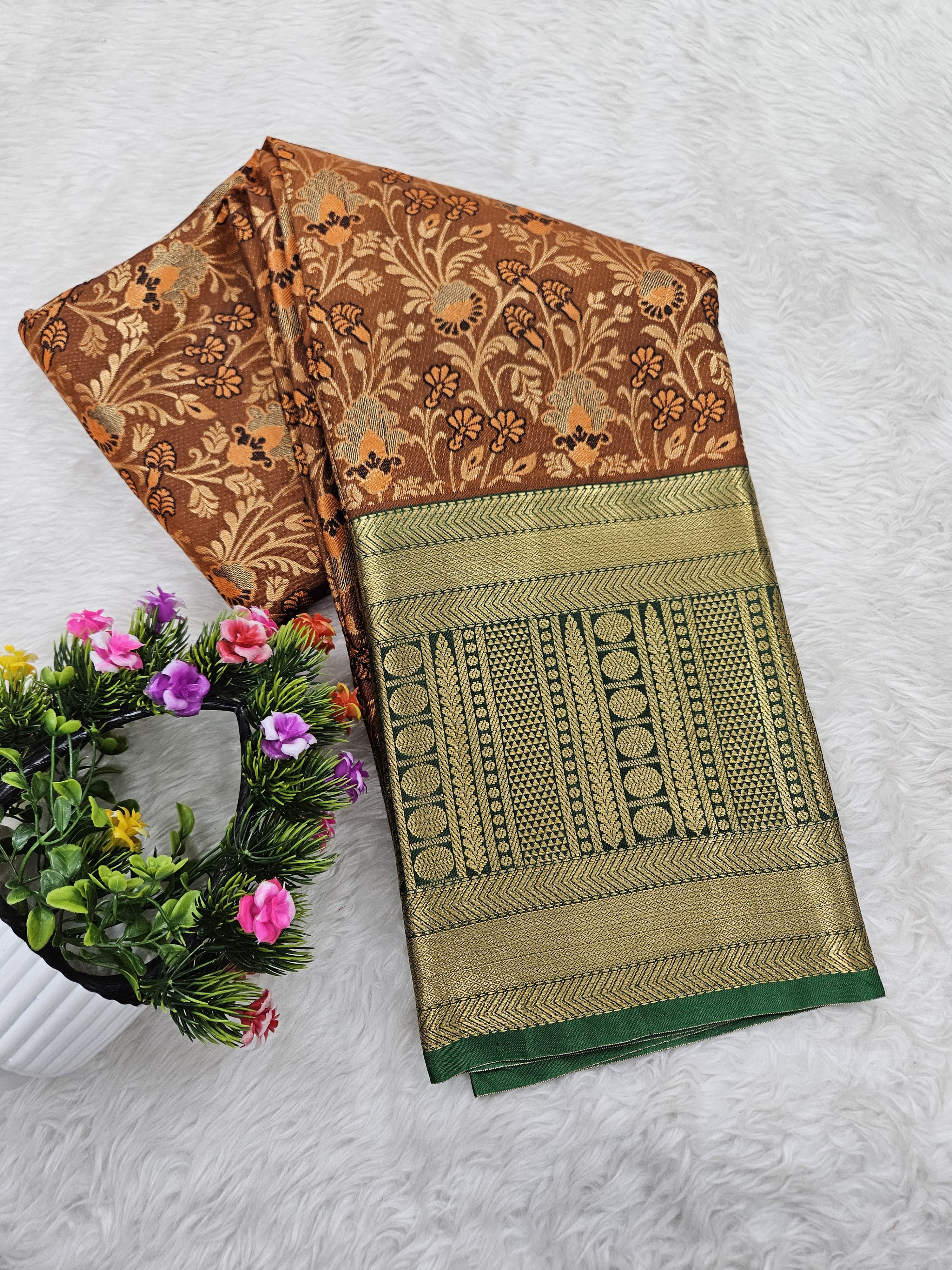 Semi kanchipattu resham saree