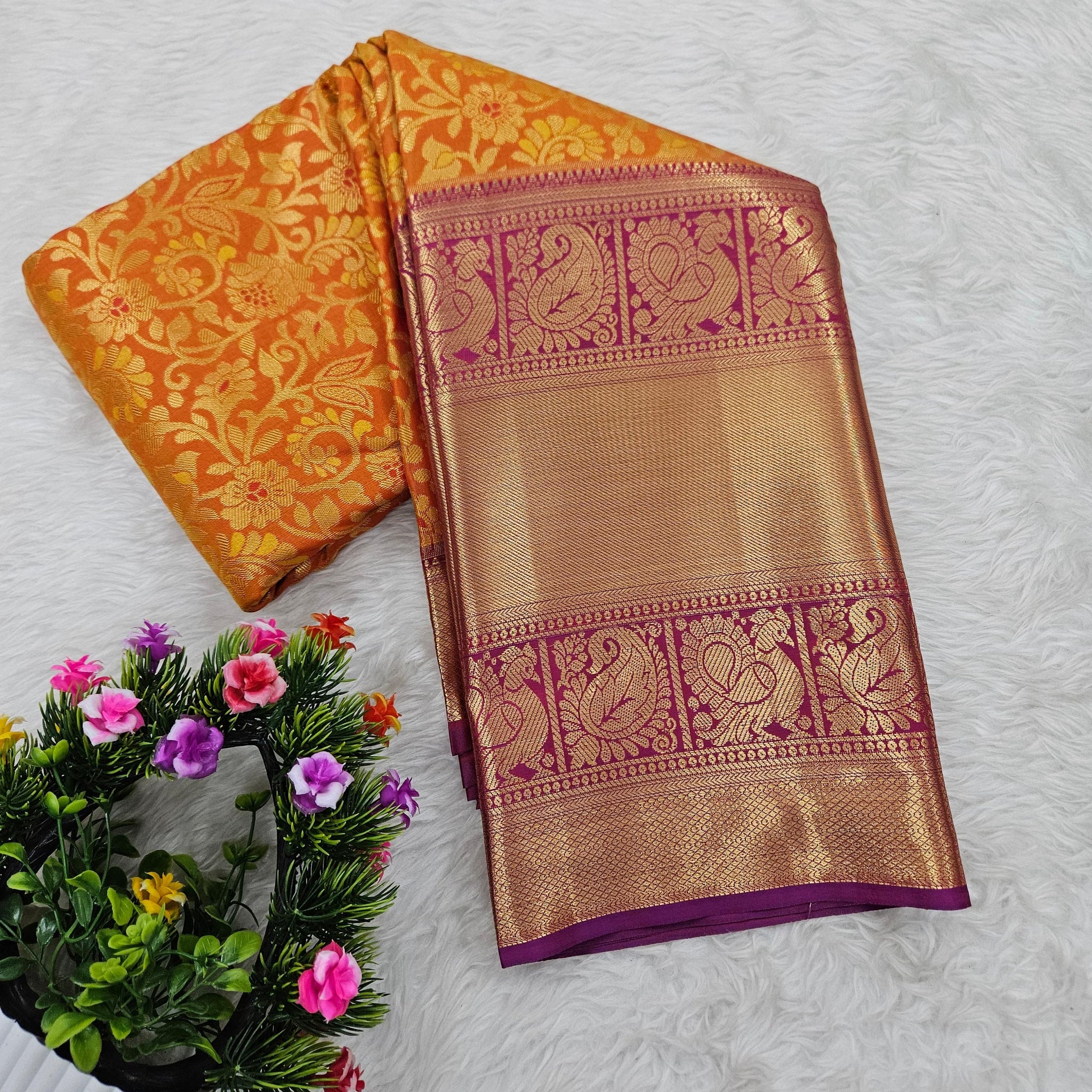 Semi kanchipattu resham saree
