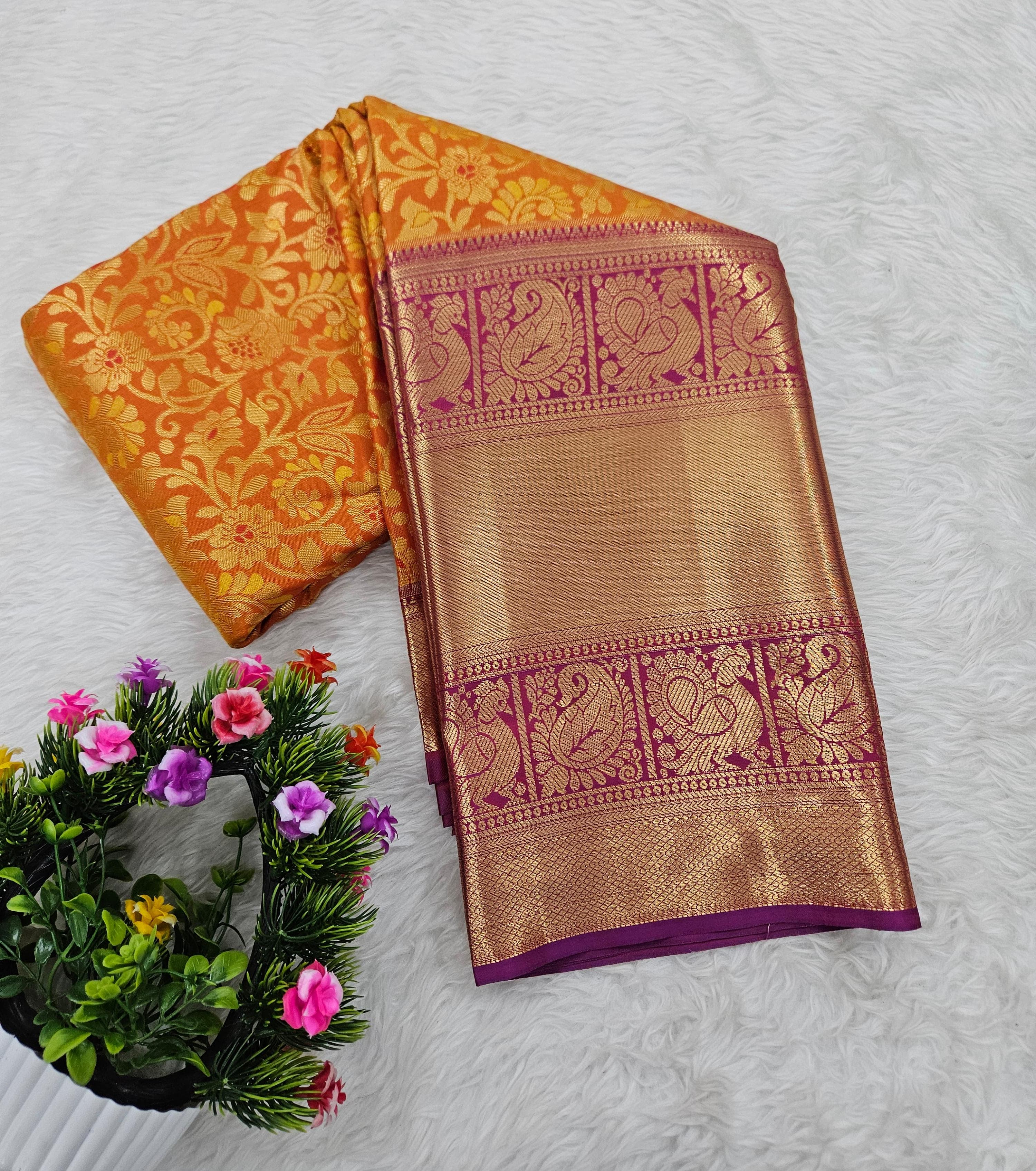 Semi kanchipattu resham saree