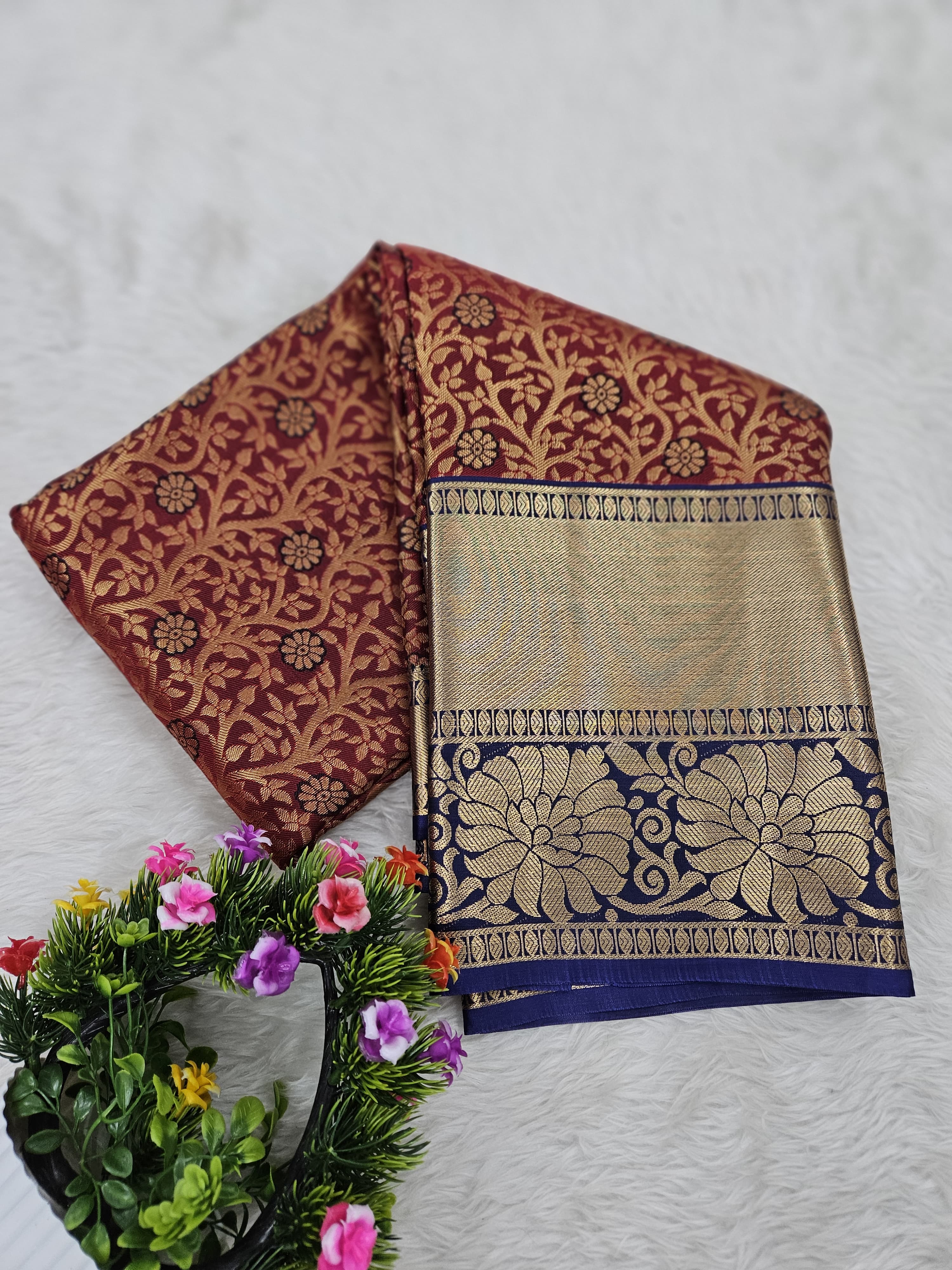 Semi kanchipattu resham saree