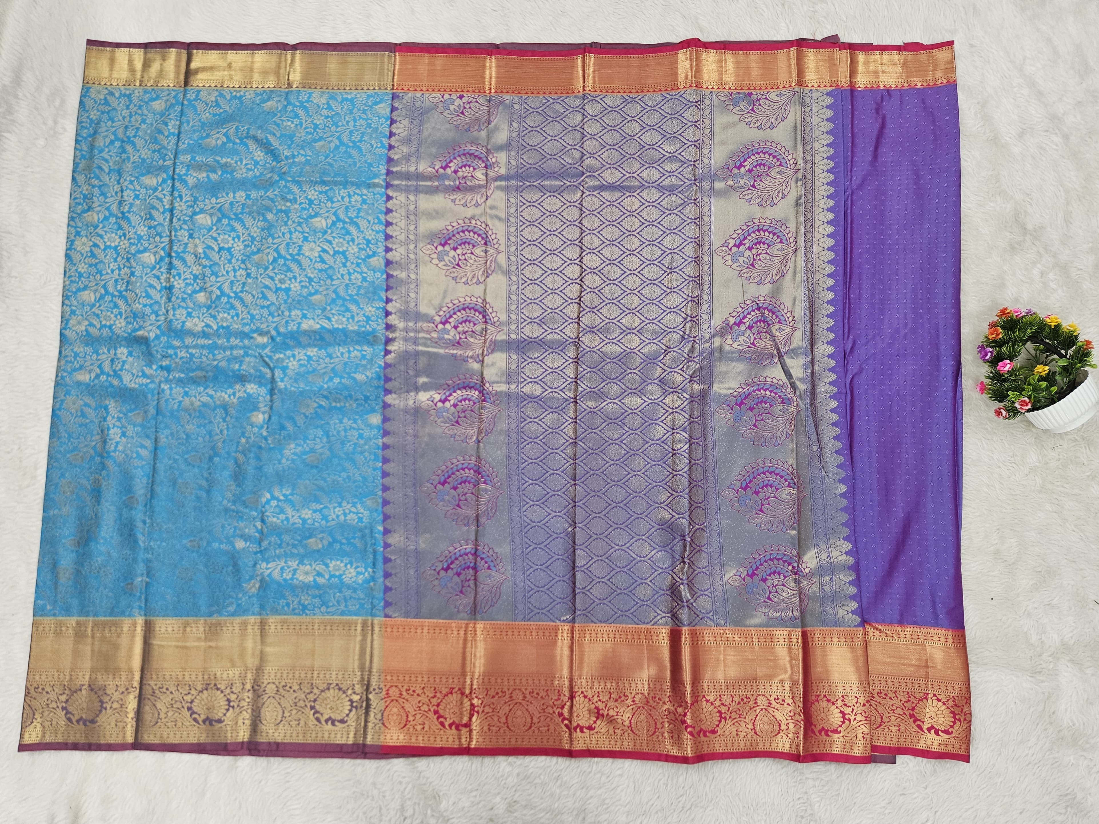 Semi kanchipattu resham saree