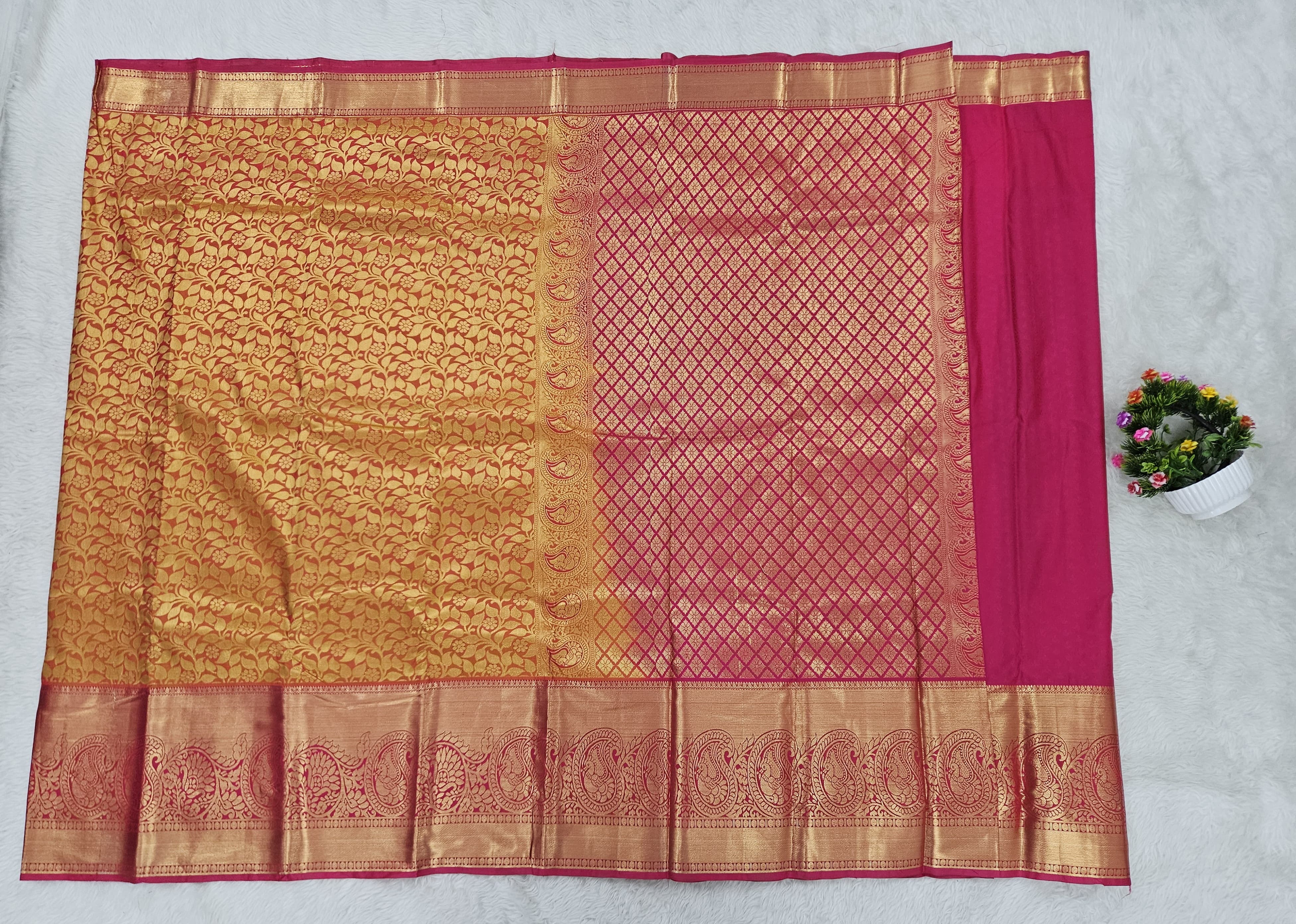 Semi kanchipattu resham saree