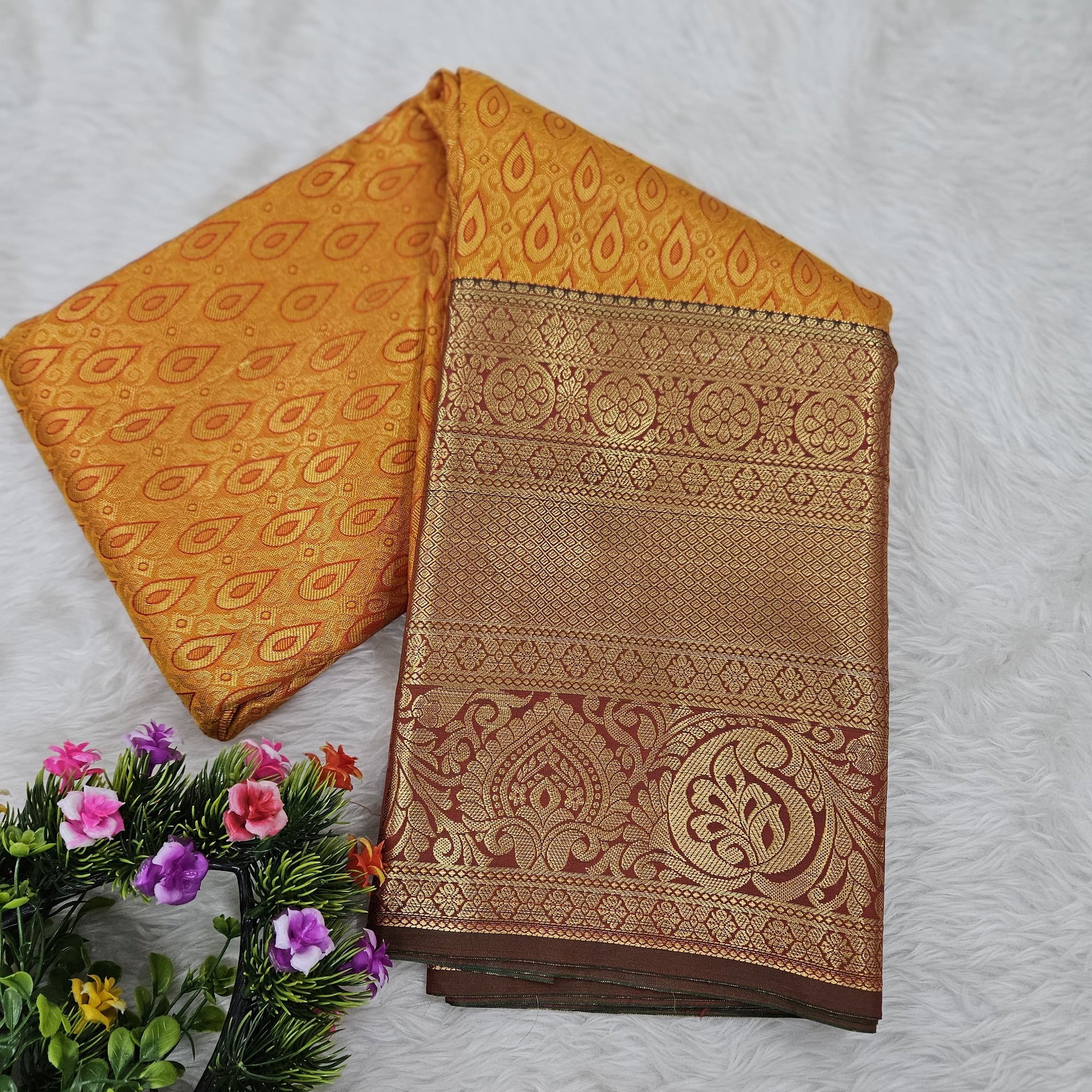 Semi kanchipattu resham saree