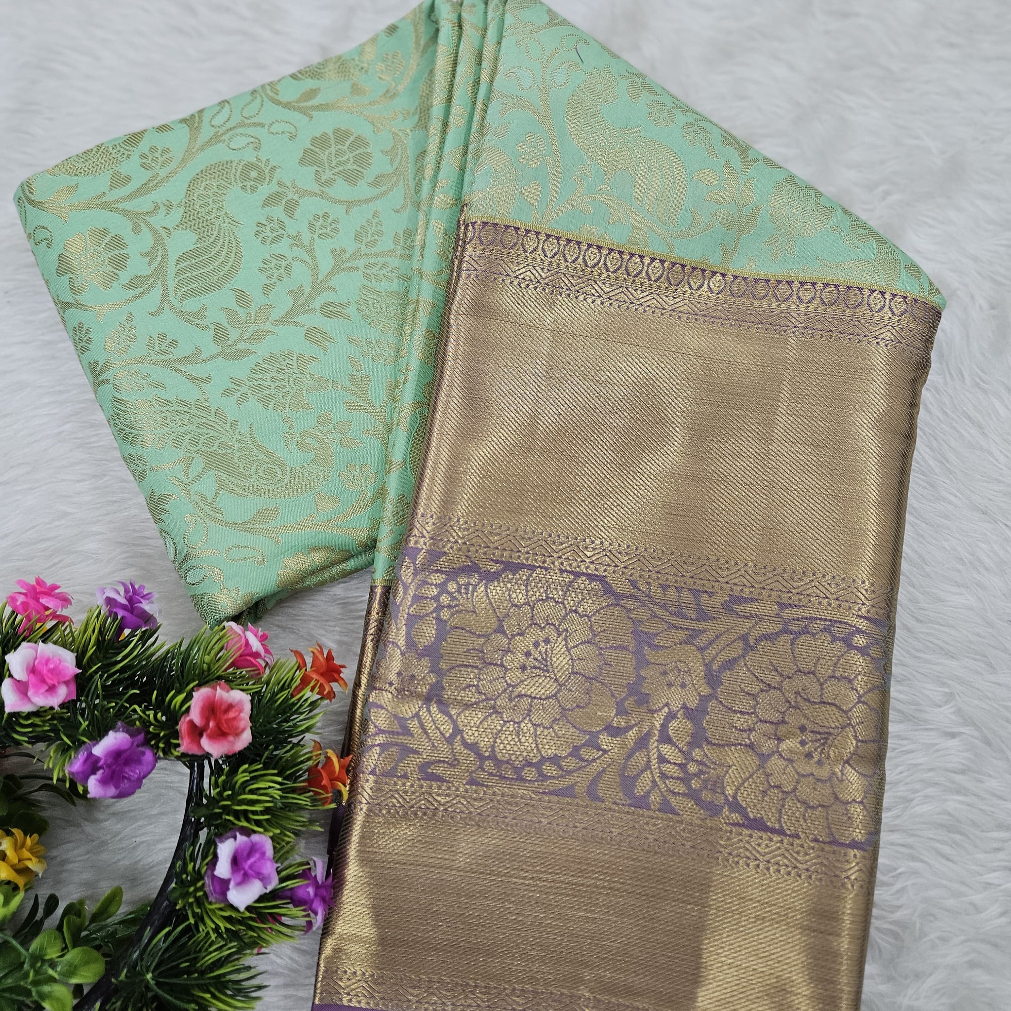 Semi kanchipattu resham saree