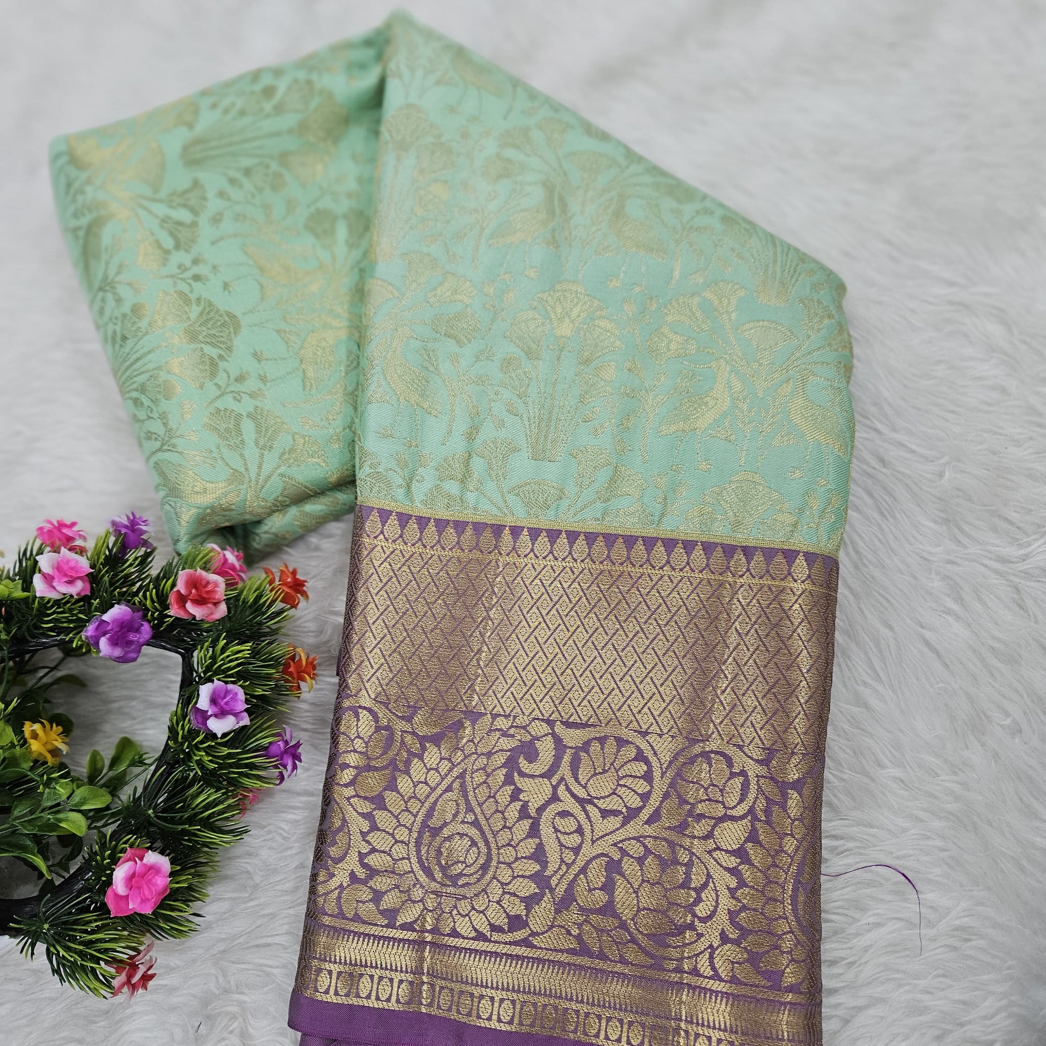 Semi kanchipattu resham saree
