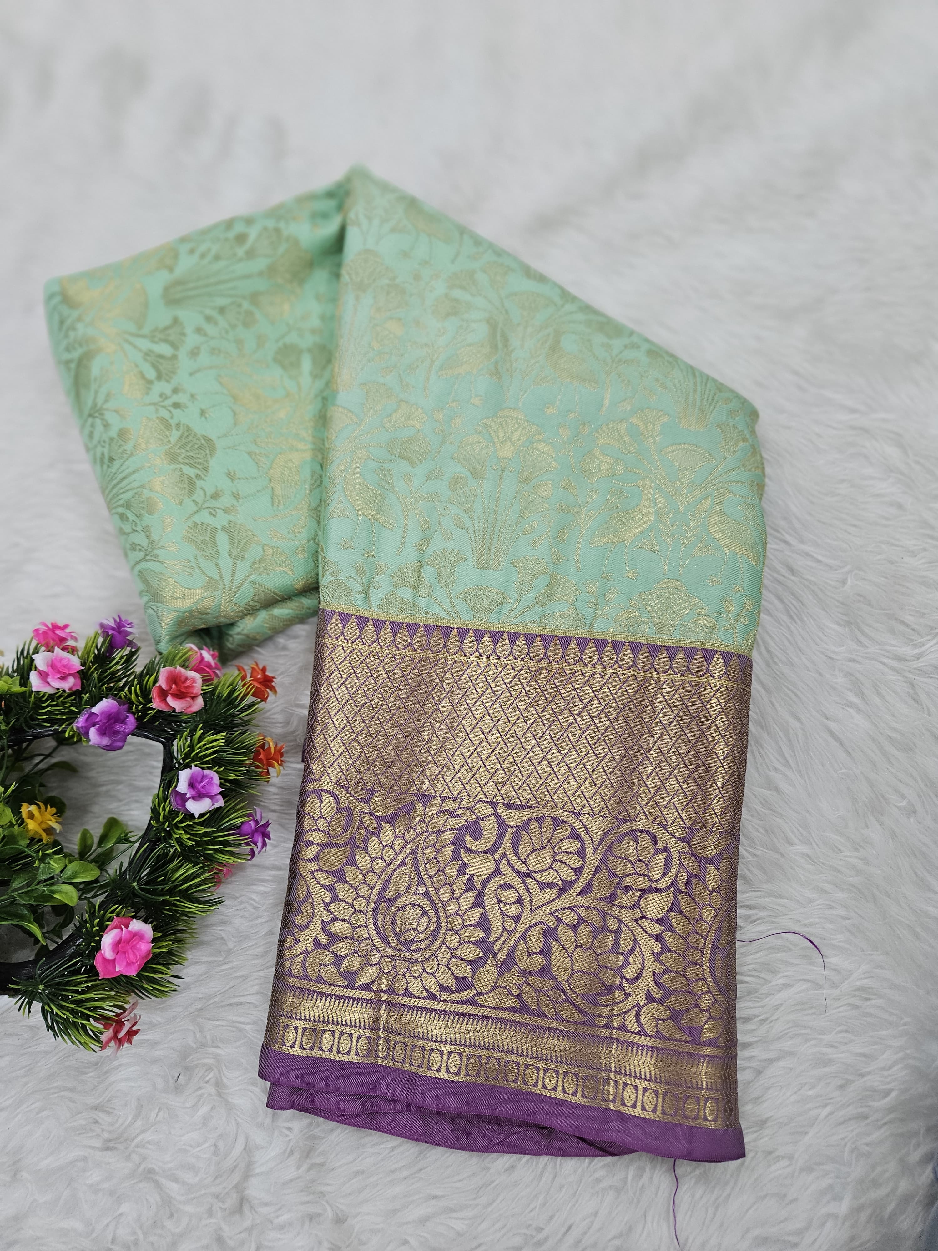 Semi kanchipattu resham saree