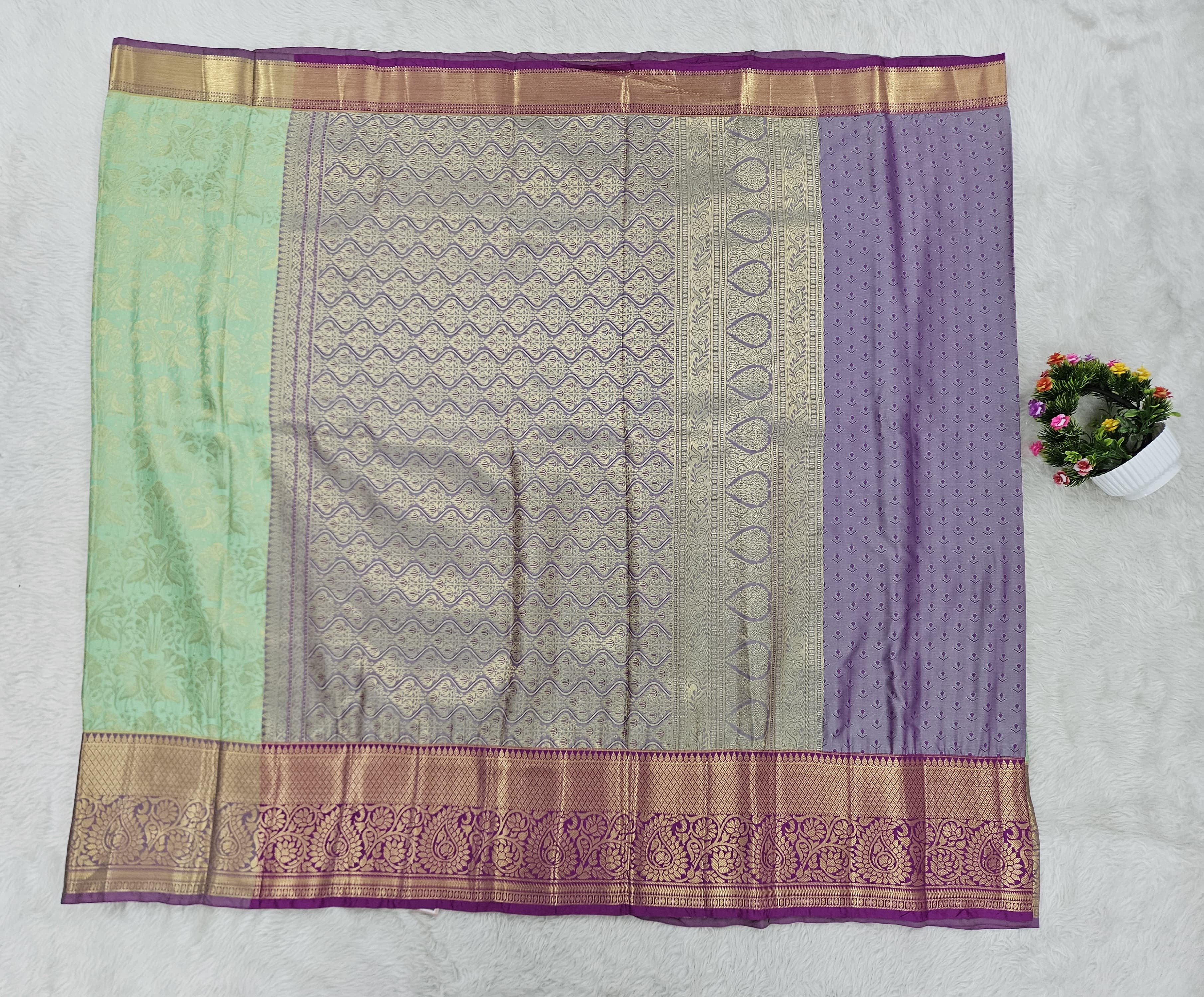 Semi kanchipattu resham saree