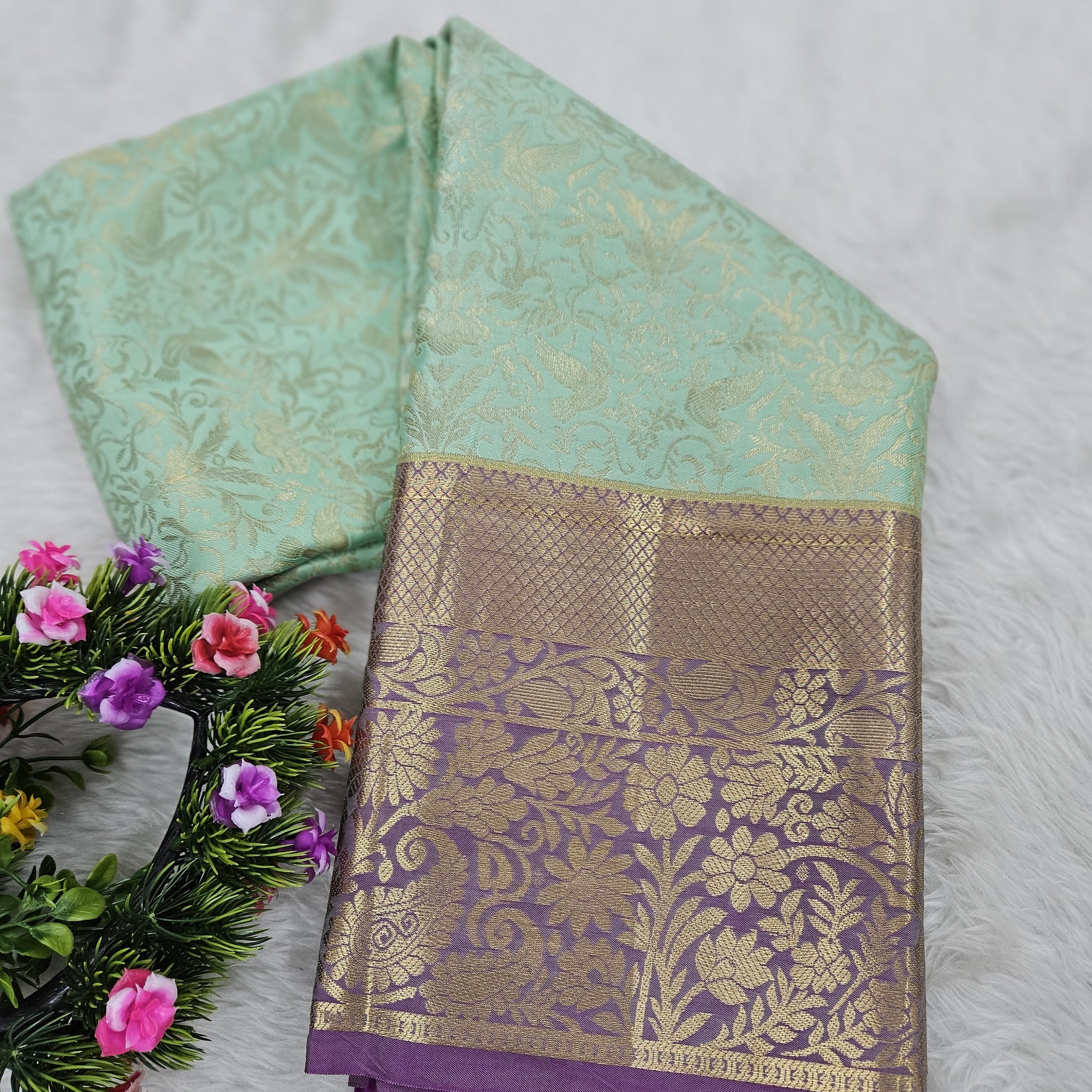 Semi kanchipattu resham saree