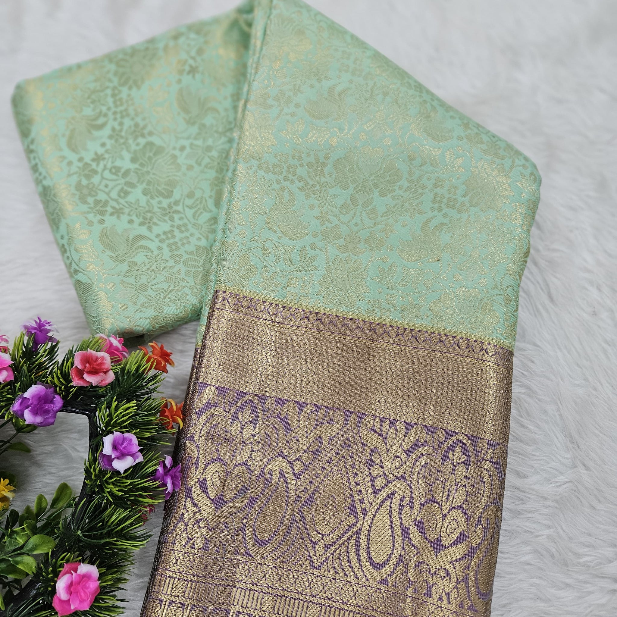 Semi kanchipattu resham saree