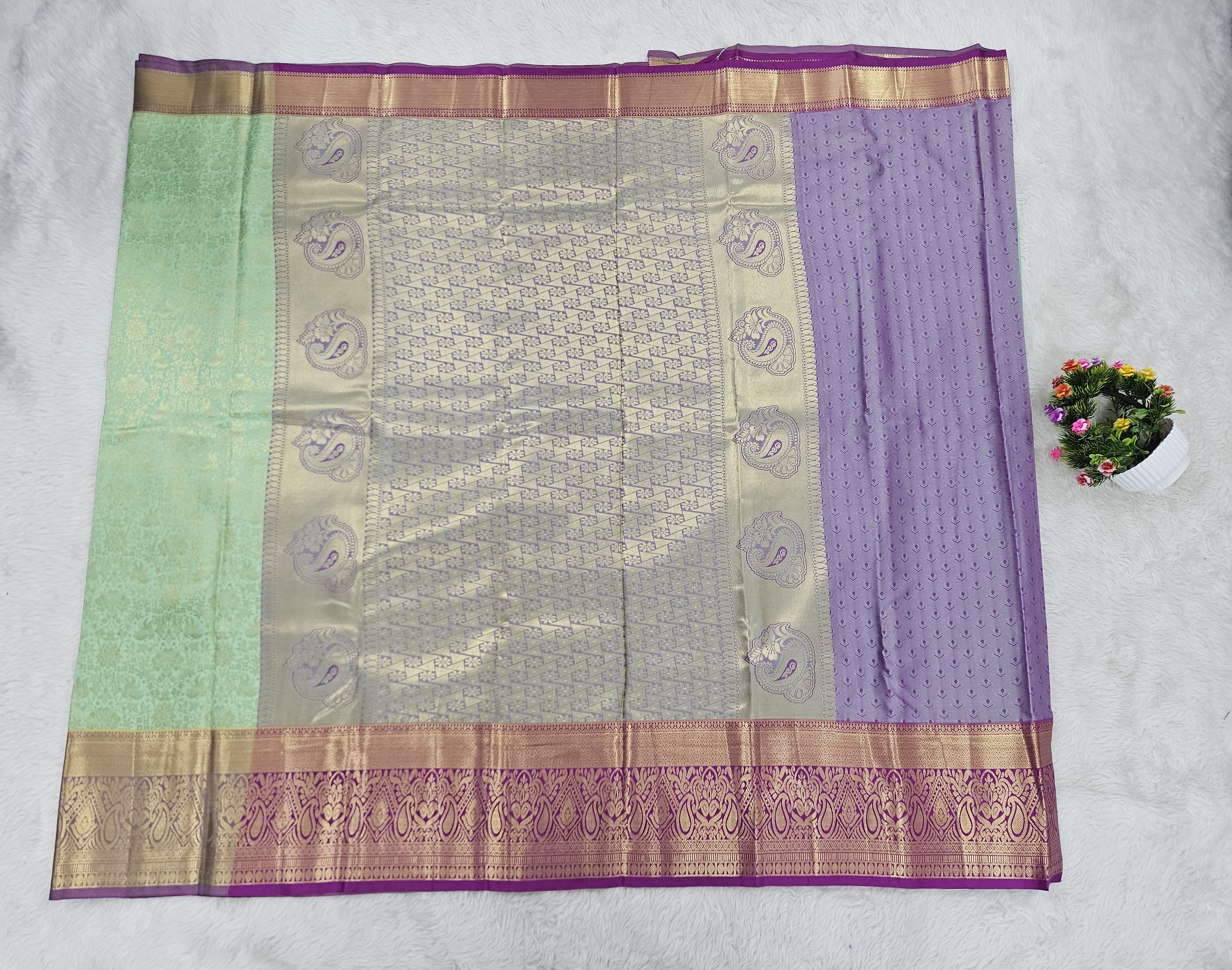 Semi kanchipattu resham saree