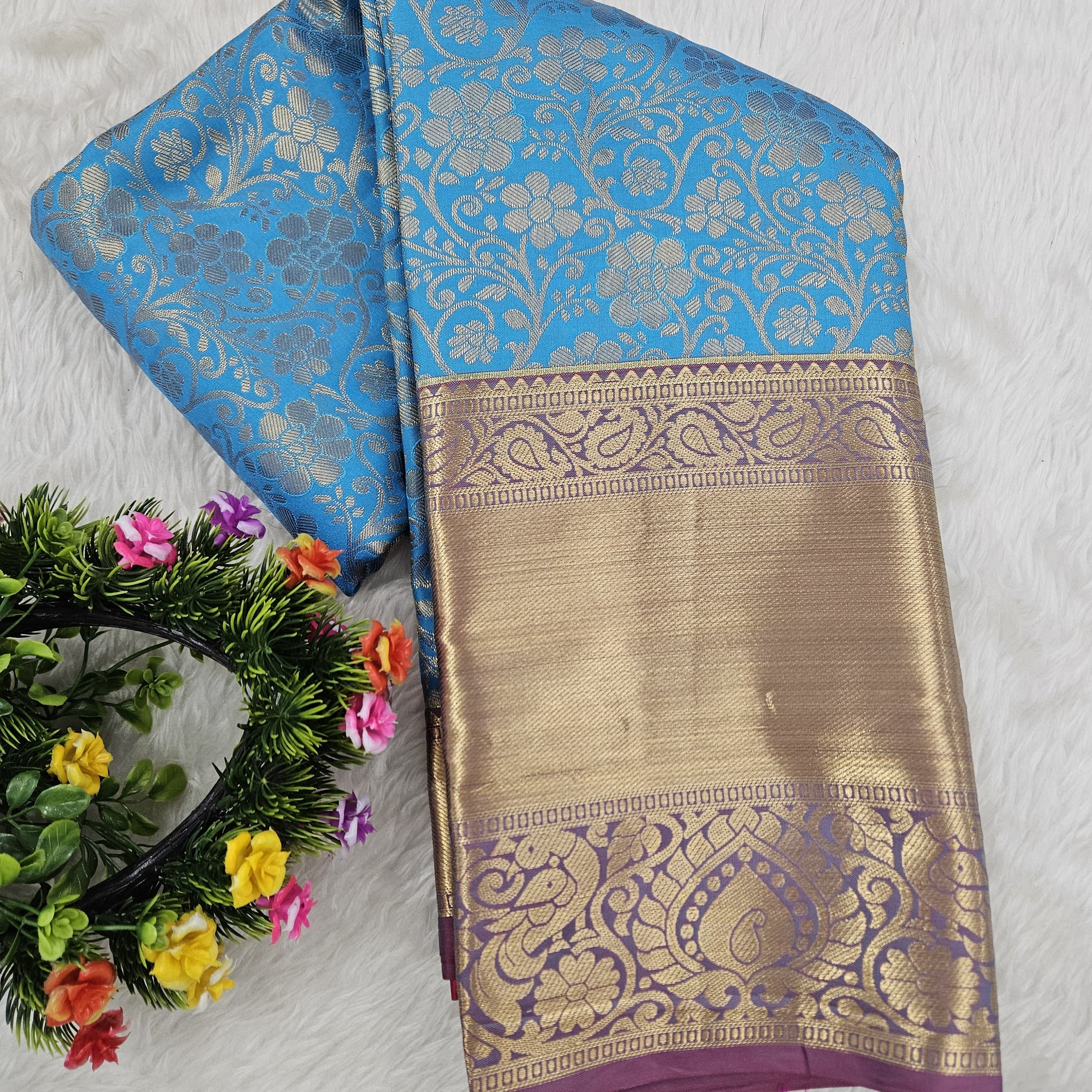 Semi kanchipattu resham saree