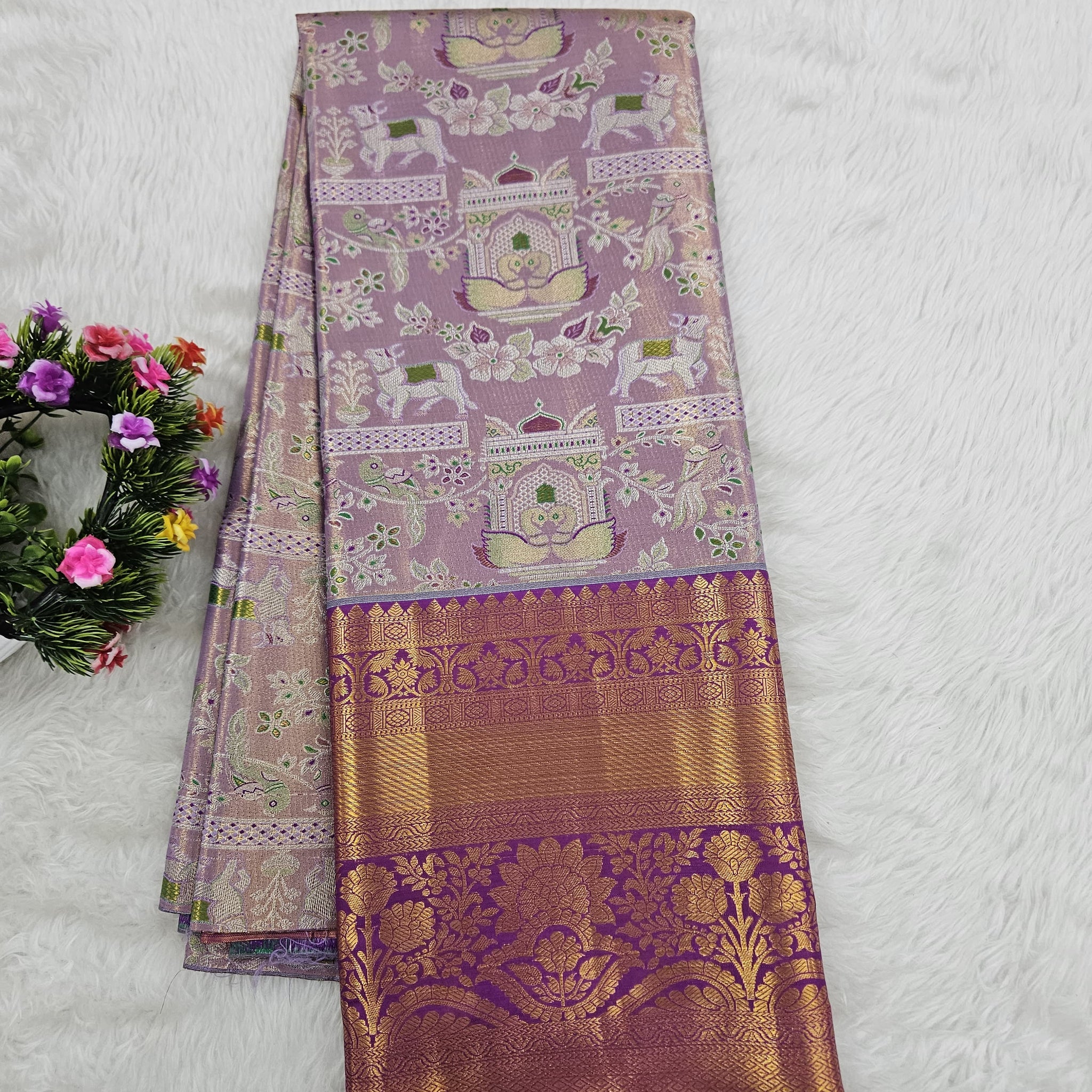 (10+ Year) Lehenga – Unstitched (Blouse + Material)