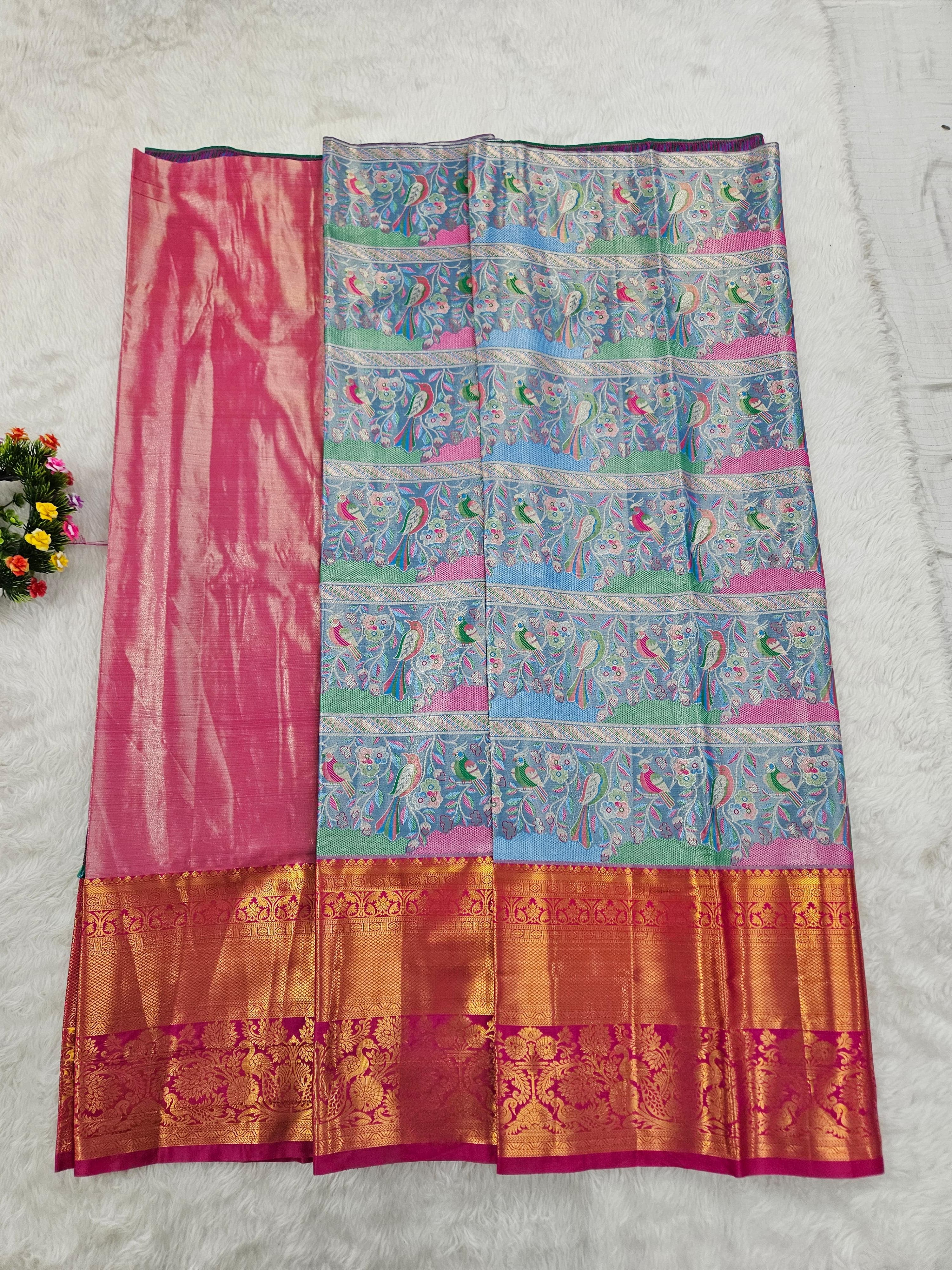 (10+ Year) Lehenga – Unstitched (Blouse + Material)