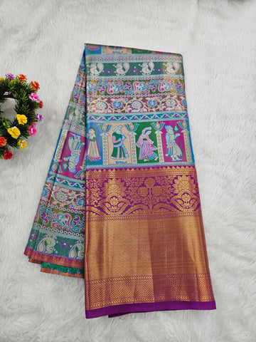 (10+ Year) Lehenga – Unstitched (Blouse + Material)