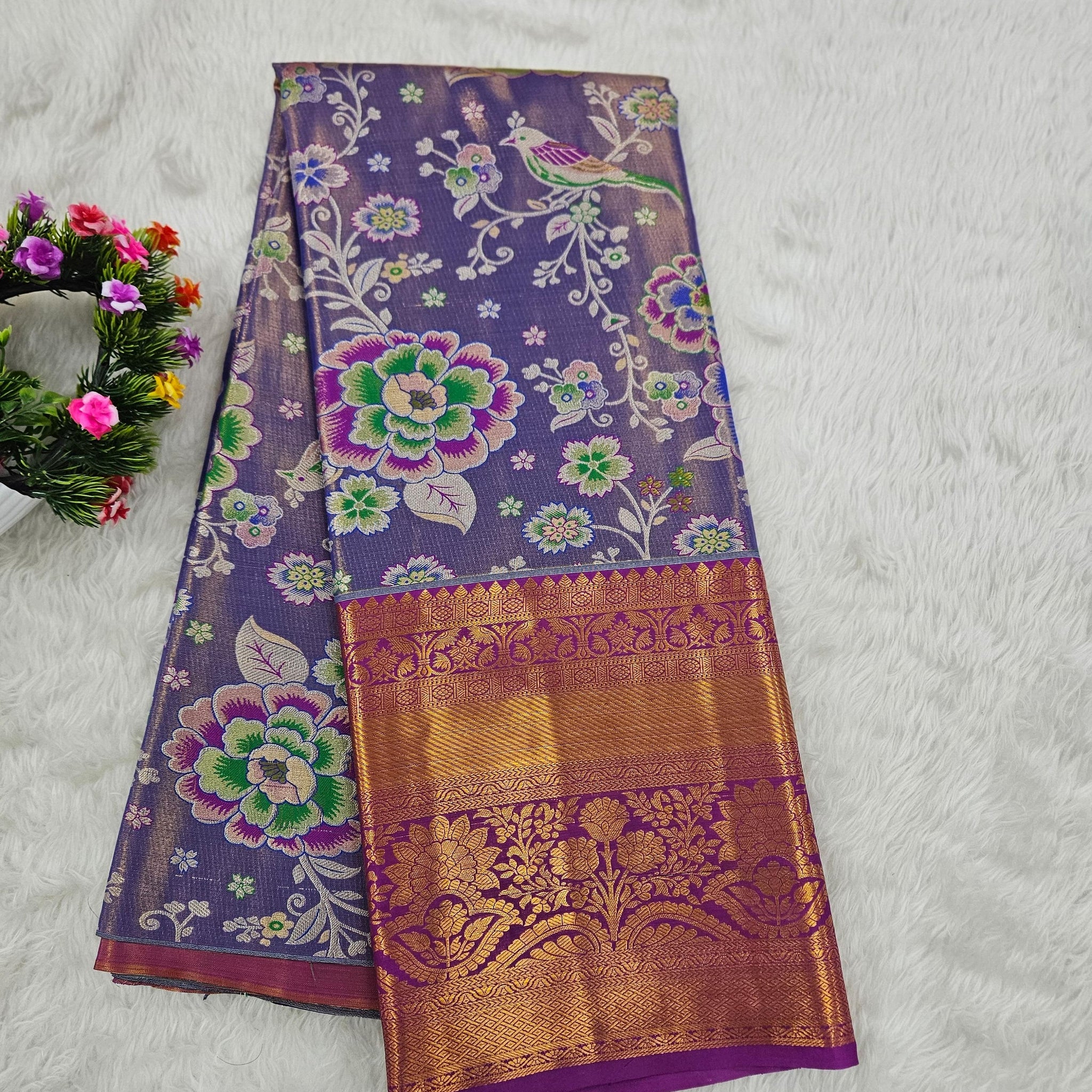 (10+ Year) Lehenga – Unstitched (Blouse + Material)