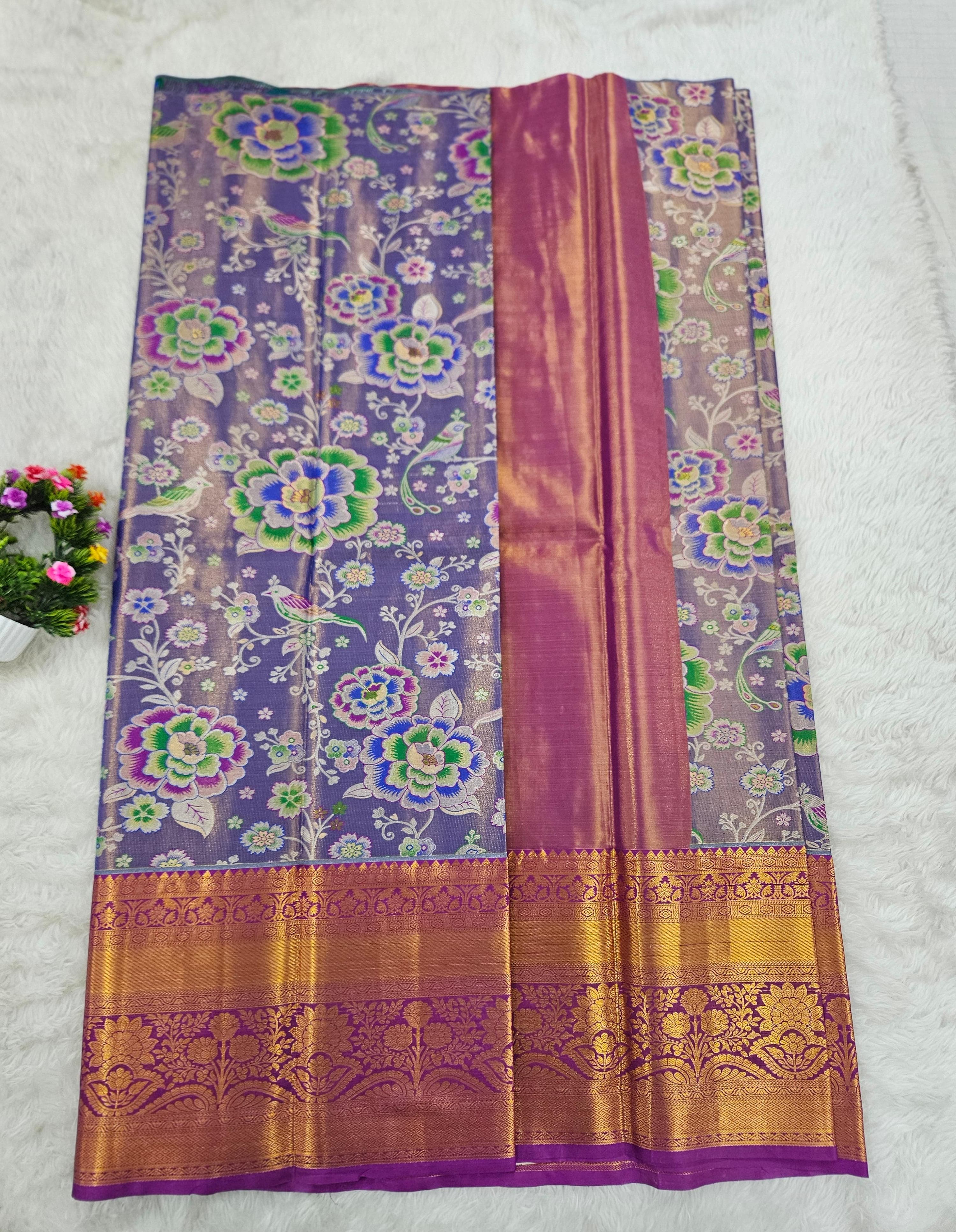 (10+ Year) Lehenga – Unstitched (Blouse + Material)