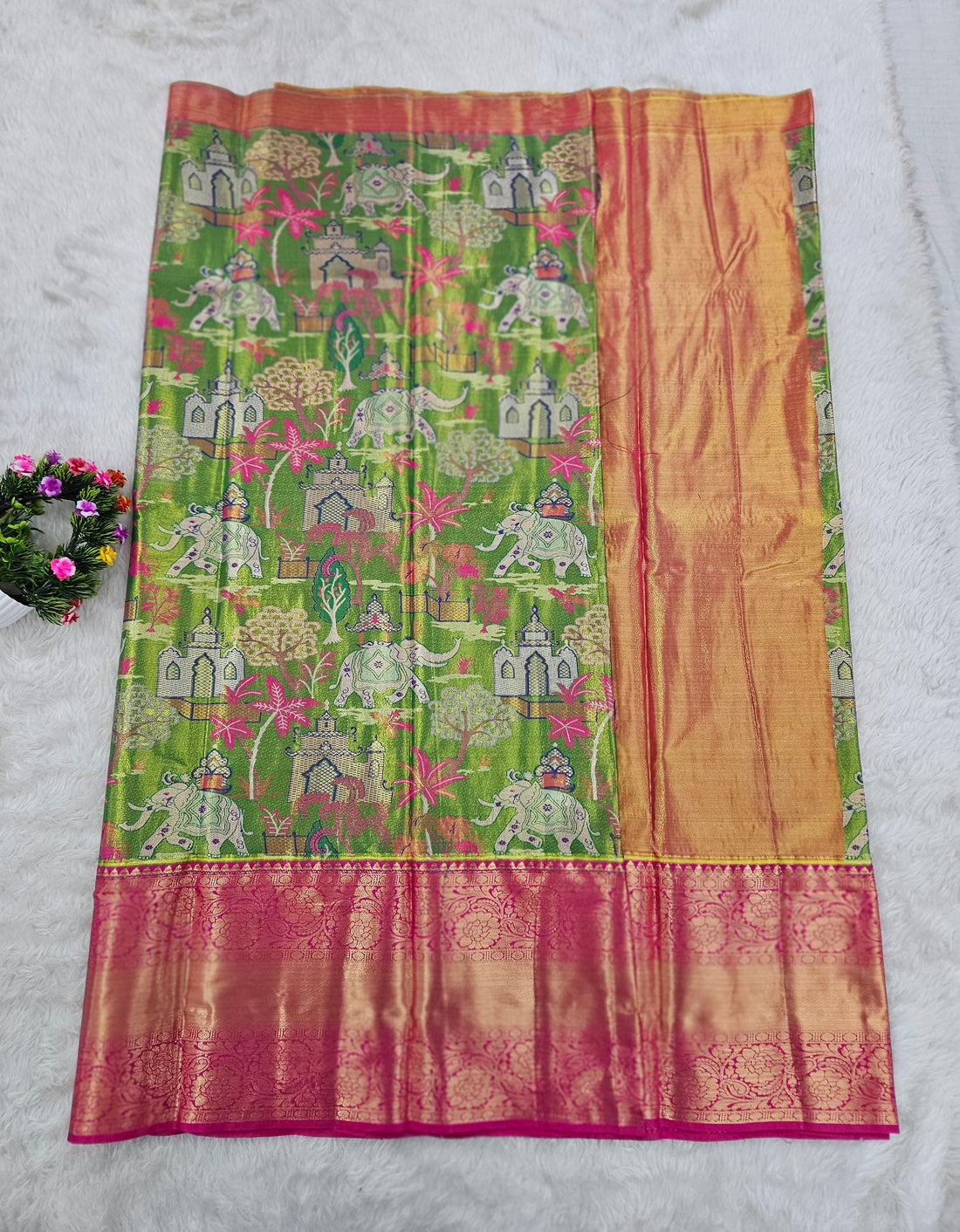 (10+ Year) Lehenga – Unstitched (Blouse + Material)