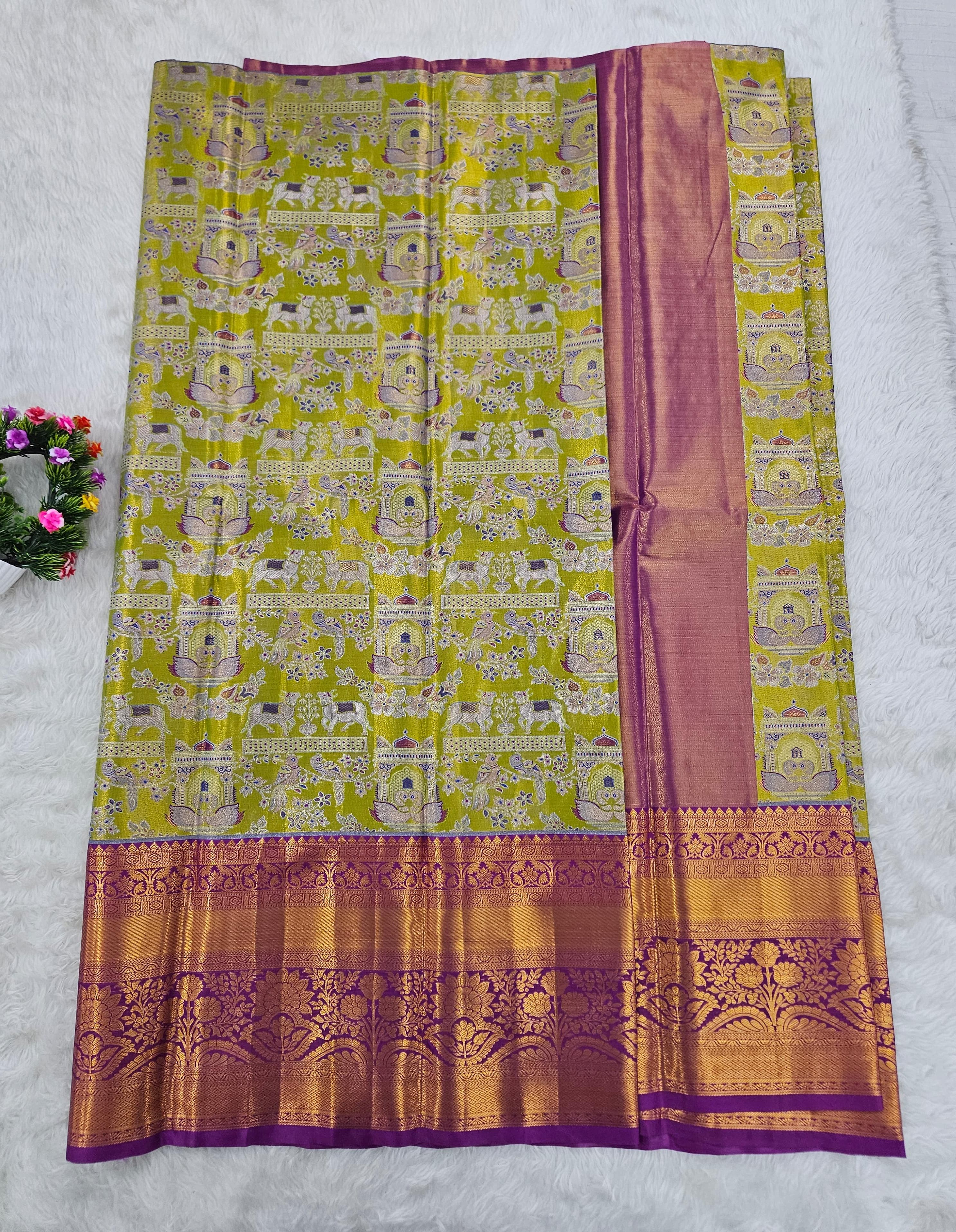 (10+ Year) Lehenga – Unstitched (Blouse + Material)