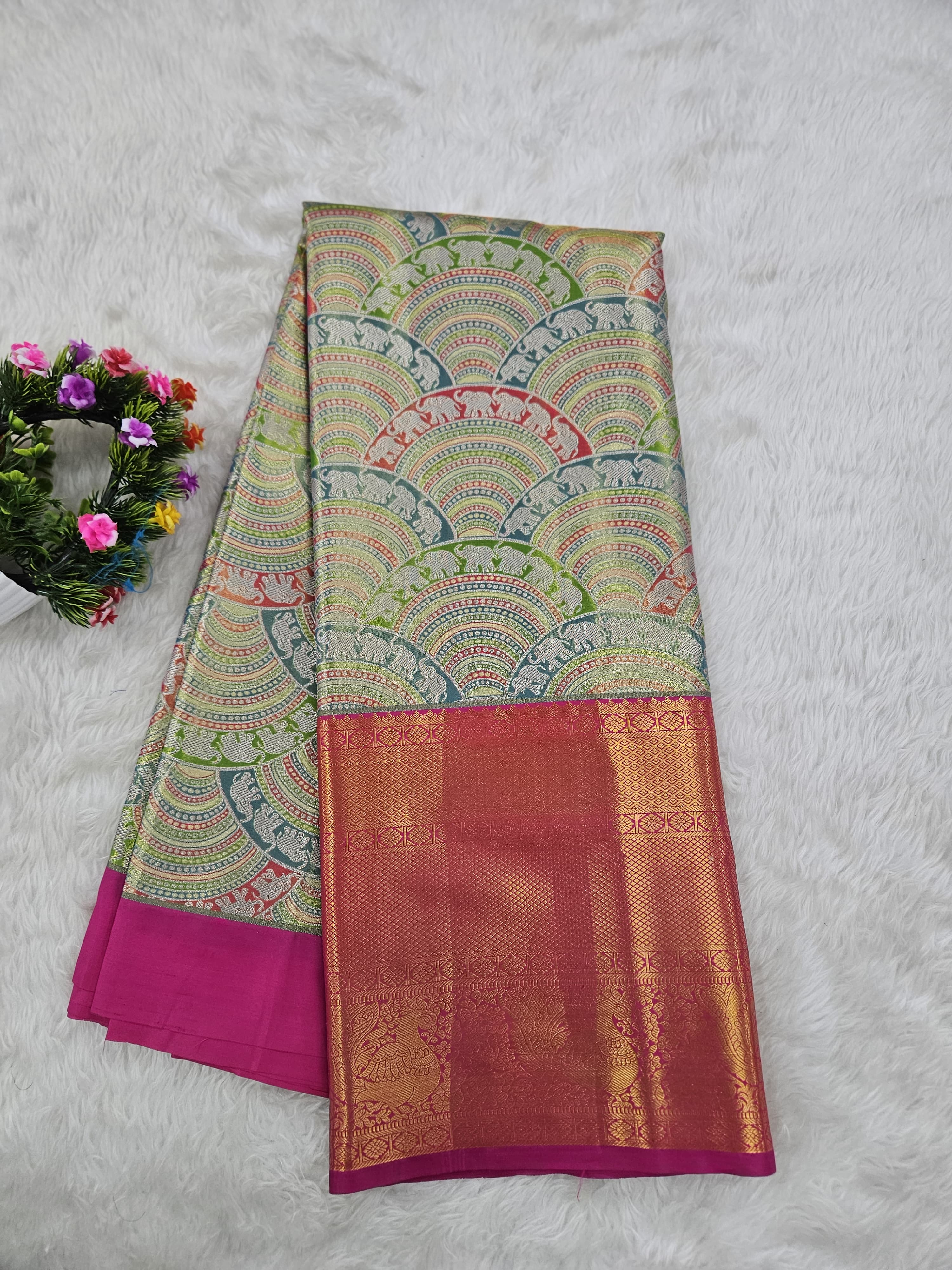 (10+ Year) Lehenga – Unstitched (Blouse + Material)