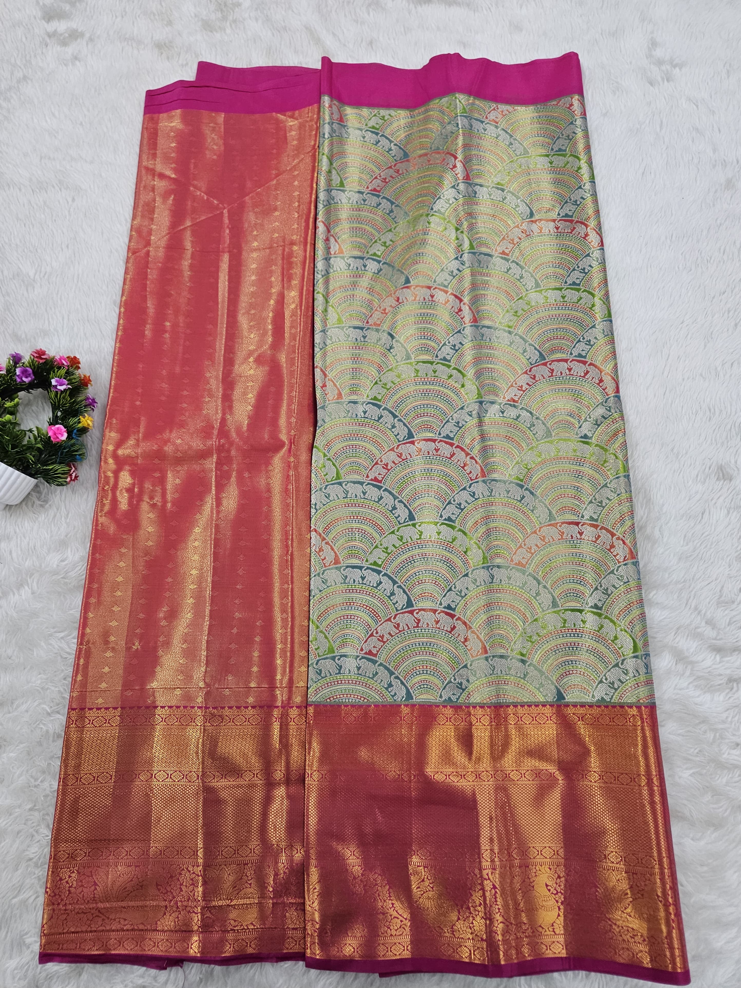 (10+ Year) Lehenga – Unstitched (Blouse + Material)