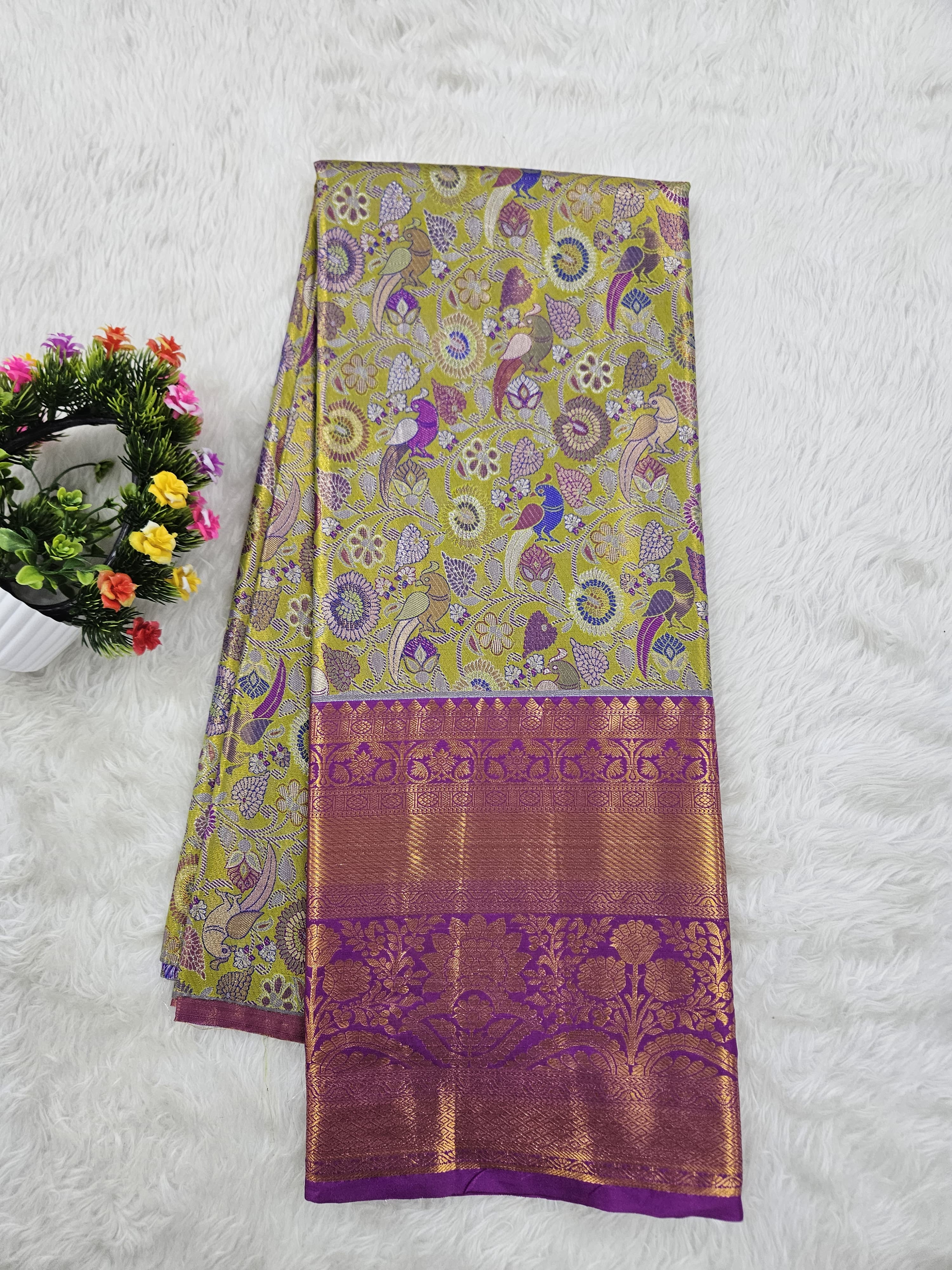 (10+ Year) Lehenga – Unstitched (Blouse + Material)