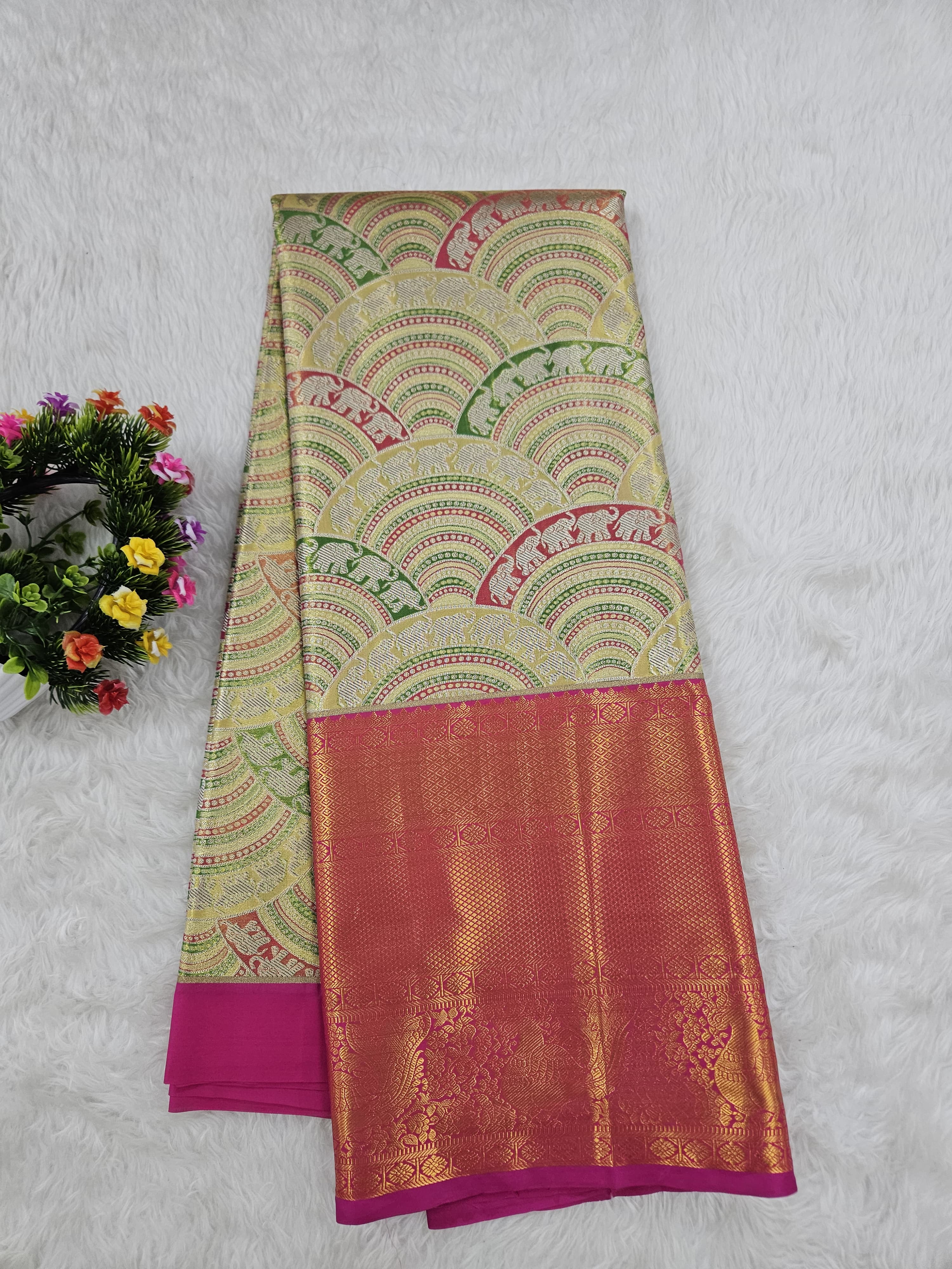 (10+ Year) Lehenga – Unstitched (Blouse + Material)