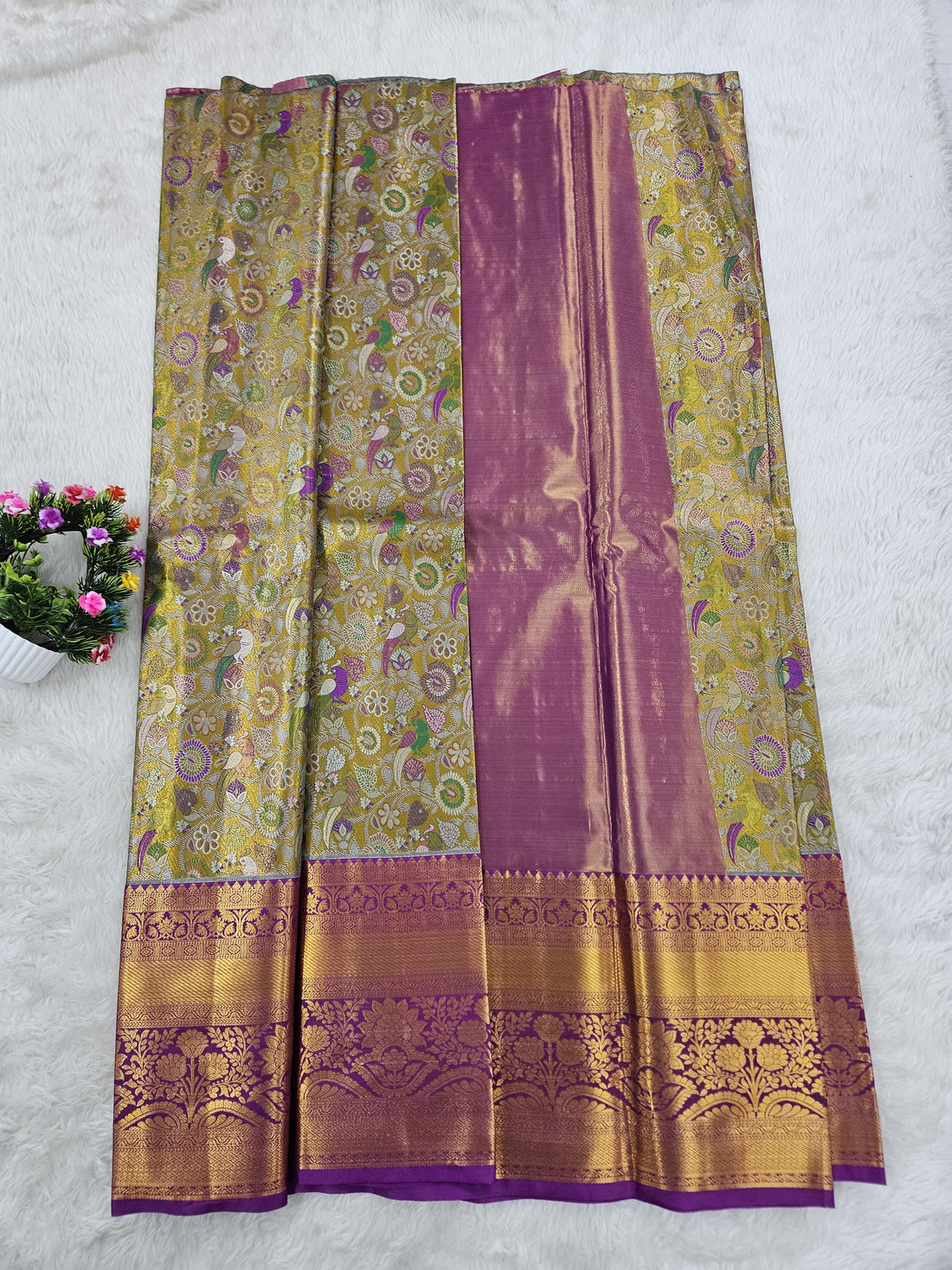 (10+ Year) Lehenga – Unstitched (Blouse + Material)