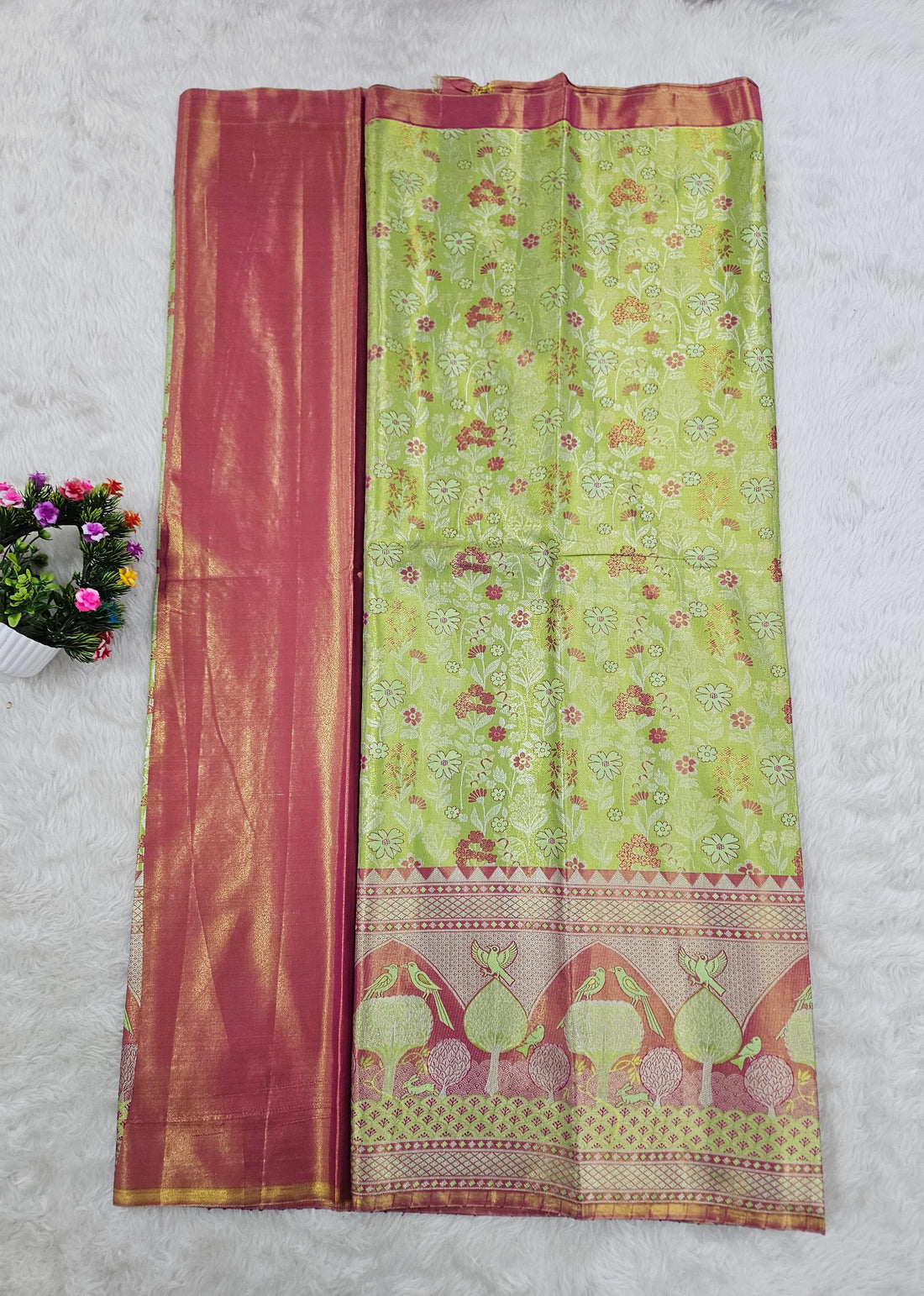 (10+ Year) Lehenga – Unstitched (Blouse + Material)