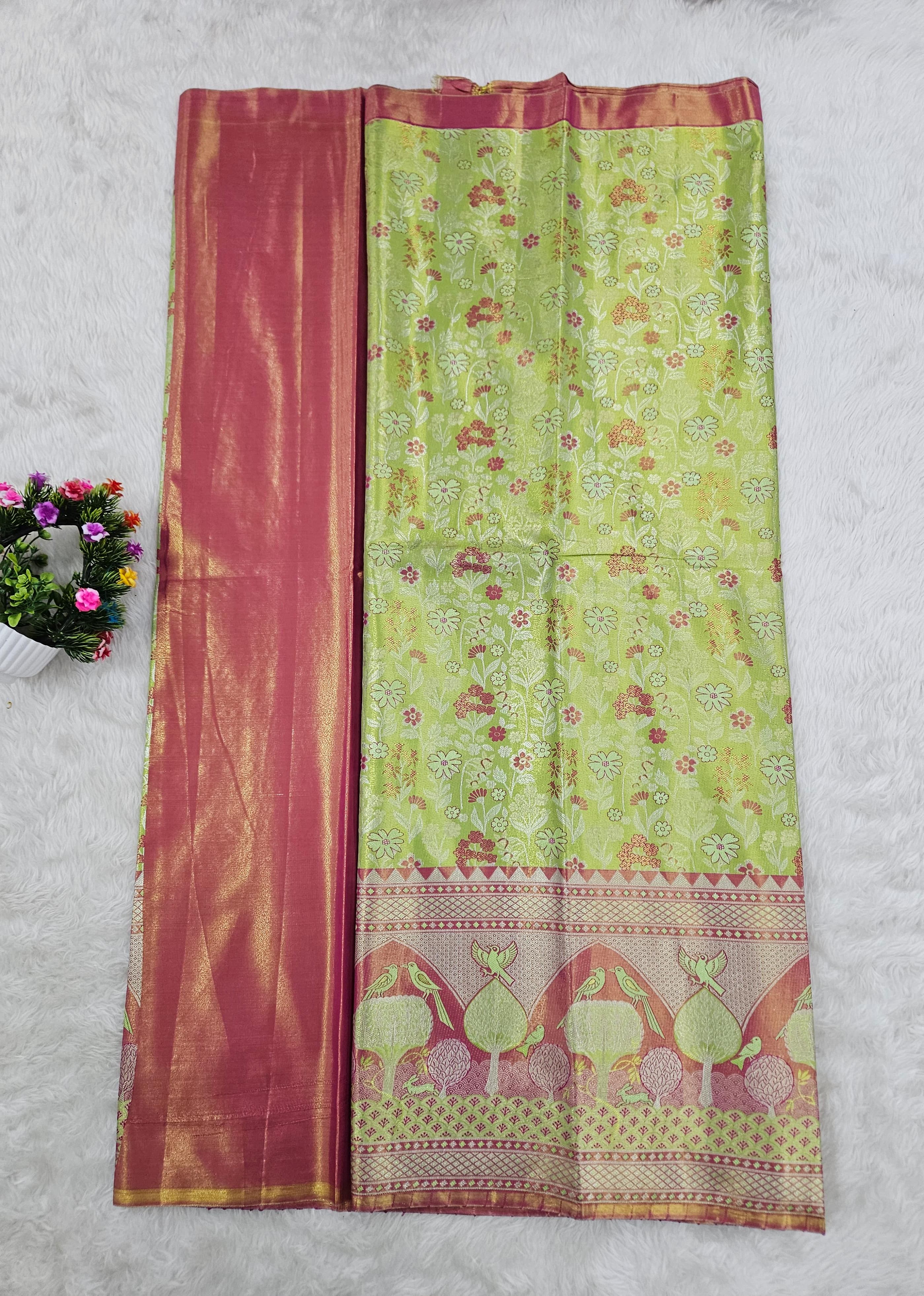 (10+ Year) Lehenga – Unstitched (Blouse + Material)