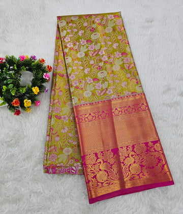 (10+ Year) Lehenga – Unstitched (Blouse + Material)