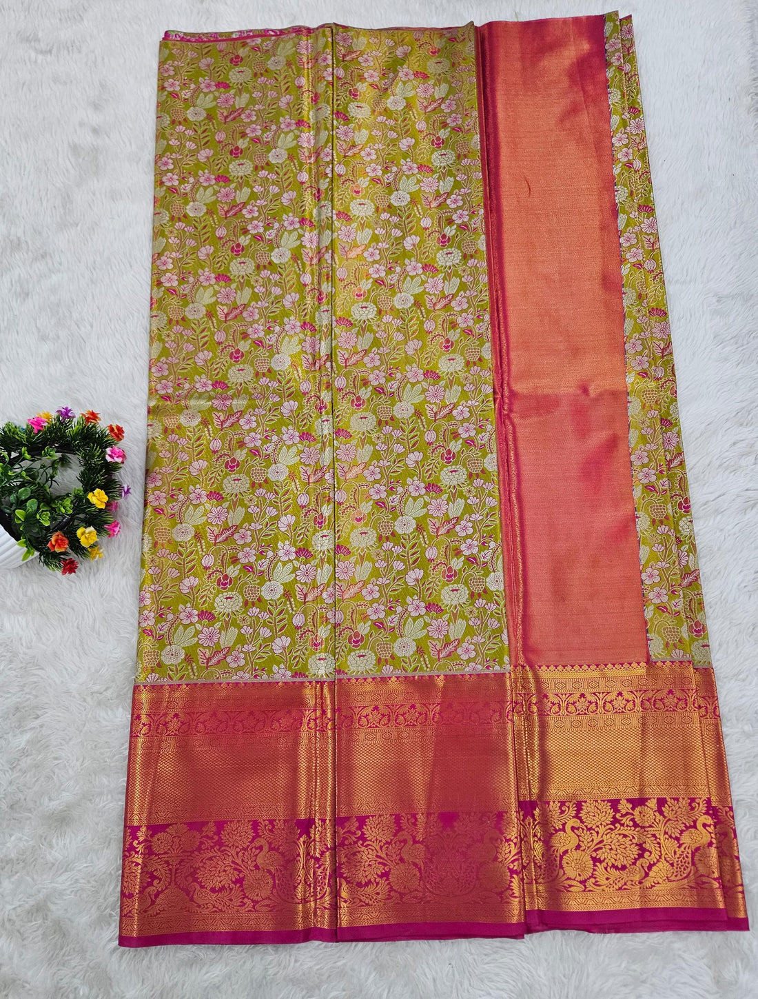 (10+ Year) Lehenga – Unstitched (Blouse + Material)