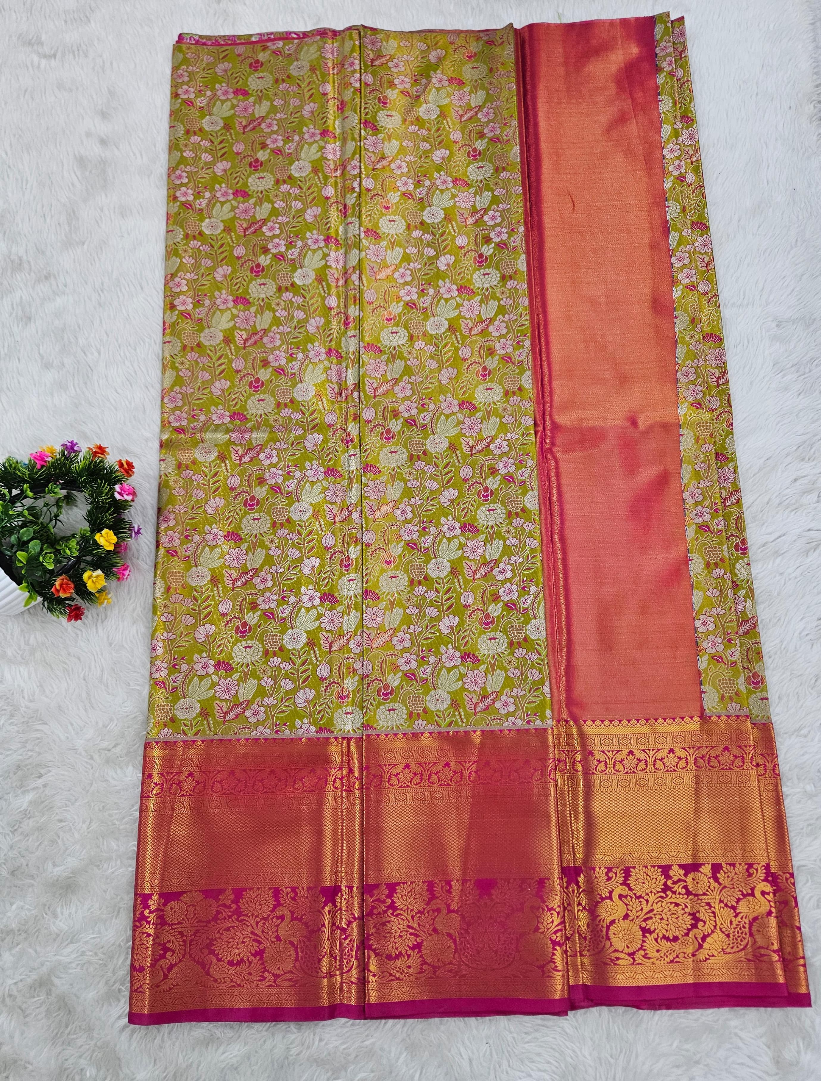 (10+ Year) Lehenga – Unstitched (Blouse + Material)